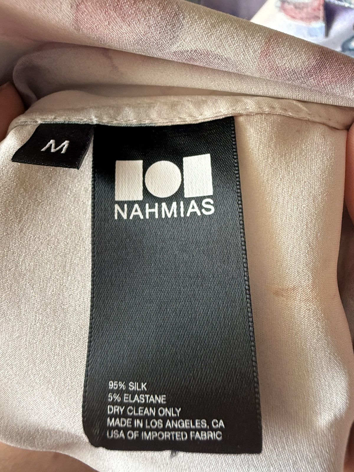 Nahmias NAHMIAS Silk Button Down “Grape” Shirt Size US M / EU 48-50 / 2 - 5 Thumbnail
