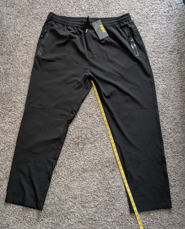 Other TBMPOY black athletic zippered pockets black joggers pants Size 38" / US 16 / IT 52 - 3 Thumbnail