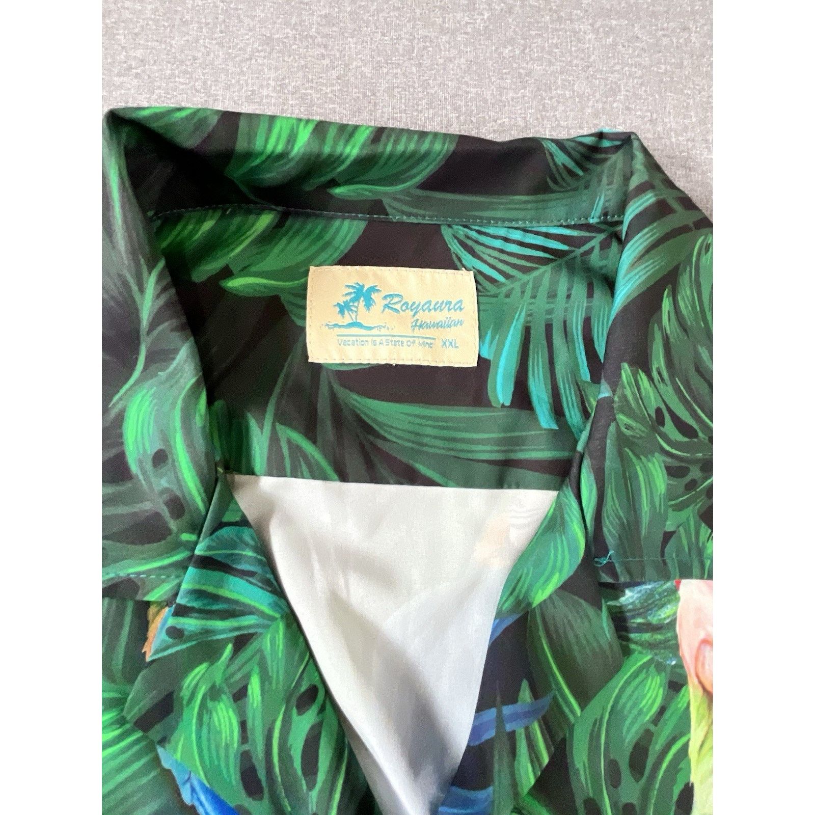 Other Hawalili Royaaura Hawaiian Button Mens Size XL Aloha Parrots Size US XL / EU 56 / 4 - 5 Thumbnail