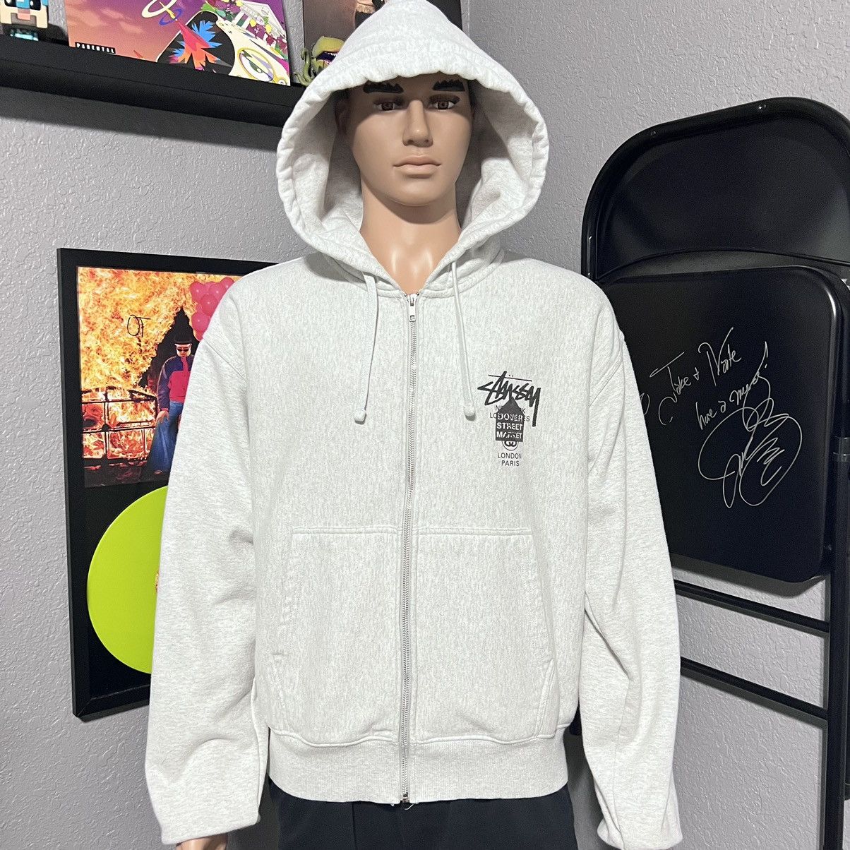 ★送料・関税込★STUSSY★Stussy World Tour Zip Hoodie★ Áo Stussy World Tour Zip Hoodie 2022 'Black' Authentic-Shoes