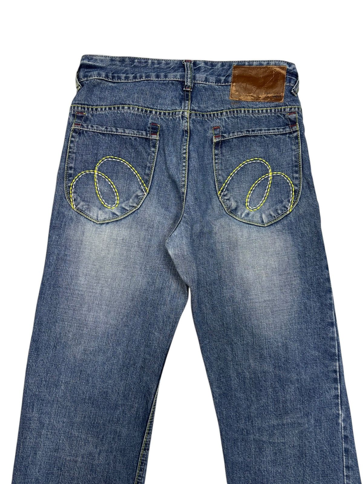 Tornado Mart FLARE JEANS MILI❤️MILI TORNADO MART STYLE 90s JAPANESE DENIM Size US 32 / EU 48 - 4 Thumbnail