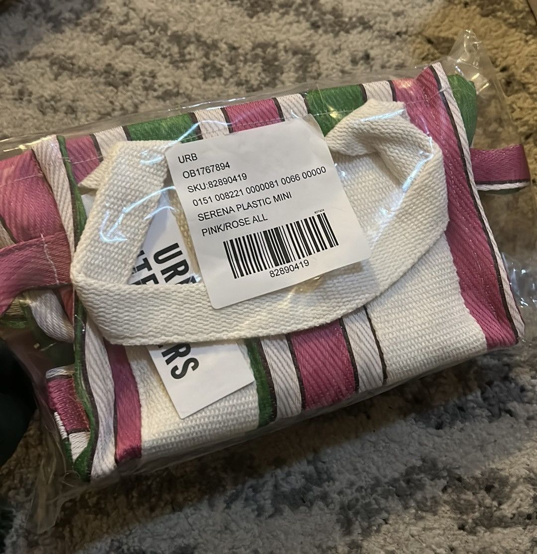Bdg × Urban Outfitters BDG Serena Mesh Mini Tote Bag Pink Multi Size ONE SIZE - 4 Thumbnail