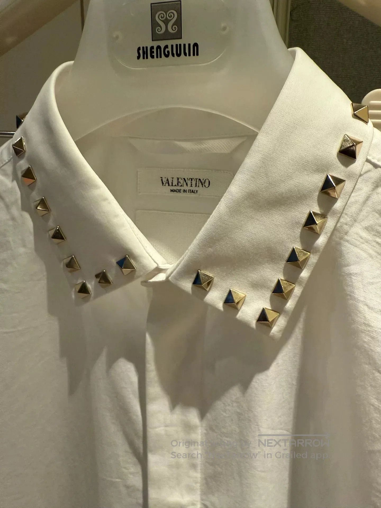 Valentino Valentino Rockstud White Shirt. Size US M / EU 48-50 / 2 - 4 Thumbnail