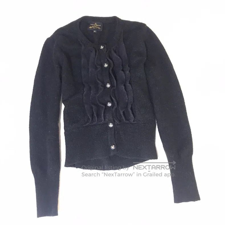 Vivienne Westwood Vivienne Westwood Black and gold matte planet button pleat Size S / US 4 / IT 40 - 2 Thumbnail
