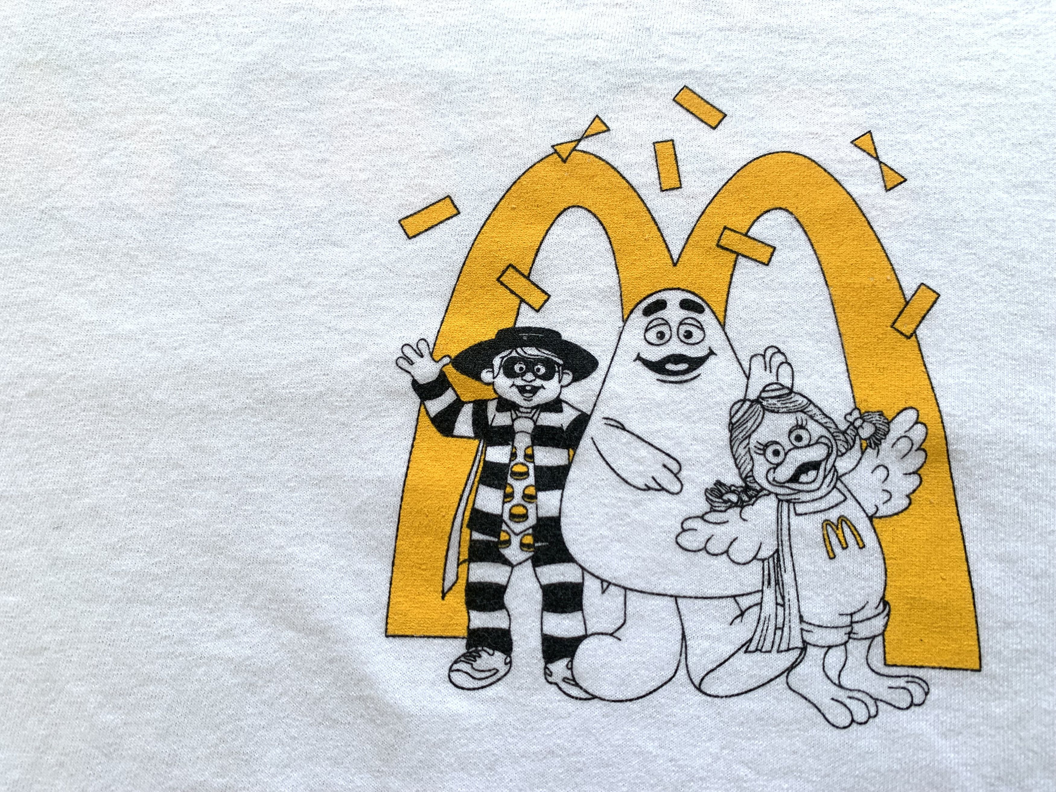 Fruit Of The Loom Tultex Mc Happy Day Mcdonald's Charity T Shirt Size US M / EU 48-50 / 2 - 5 Thumbnail