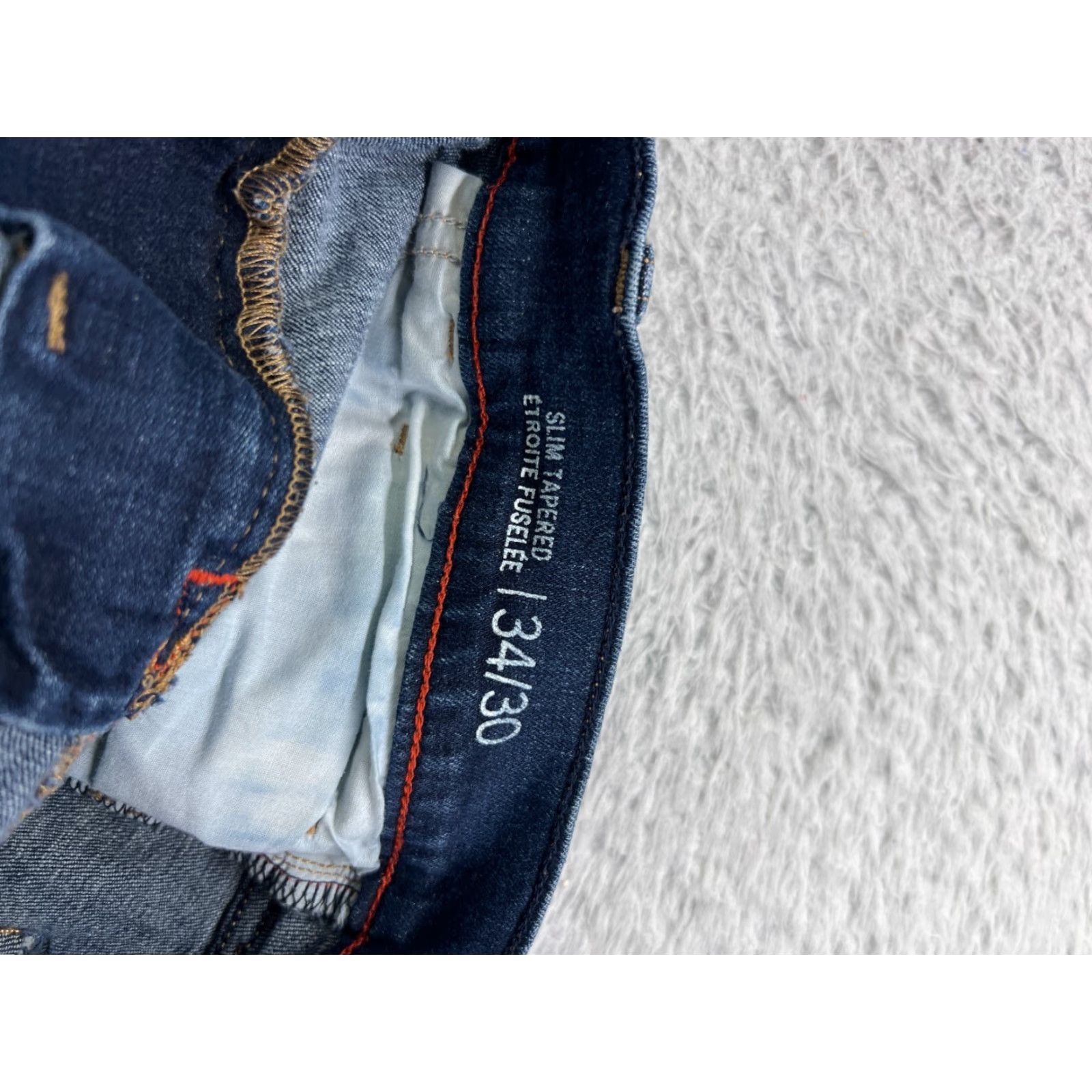 Tommy Hilfiger Tommy Hilfiger Jeans Womens 34 Blue Denim Slim Tapered Dark Wash Mid Rise Size 24" / US 00 / IT 34 - 4 Thumbnail
