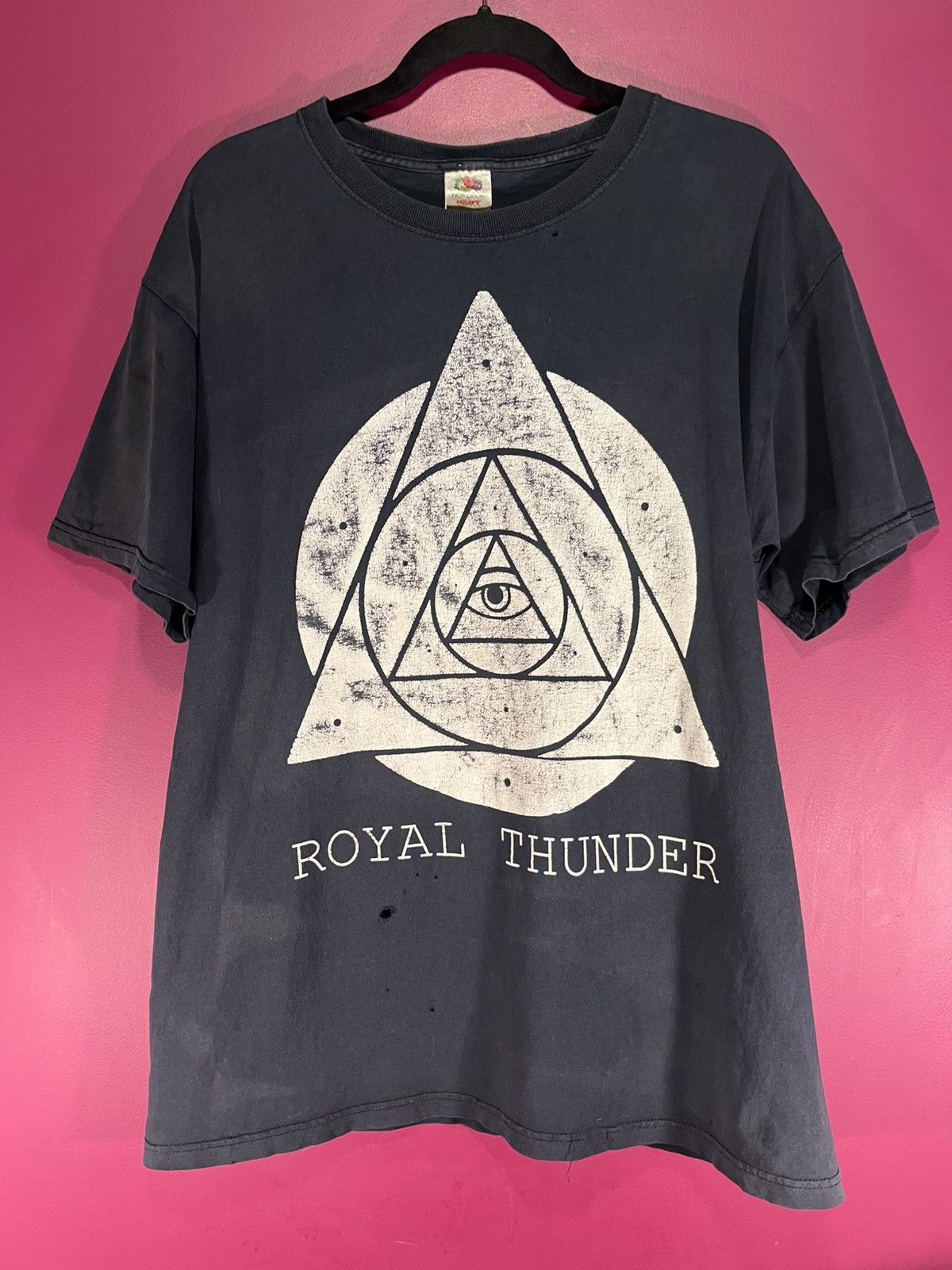 Band Tees × Vintage Distressed royal thunder vintage tee Size US L / EU 52-54 / 3 - 1 Thumbnail