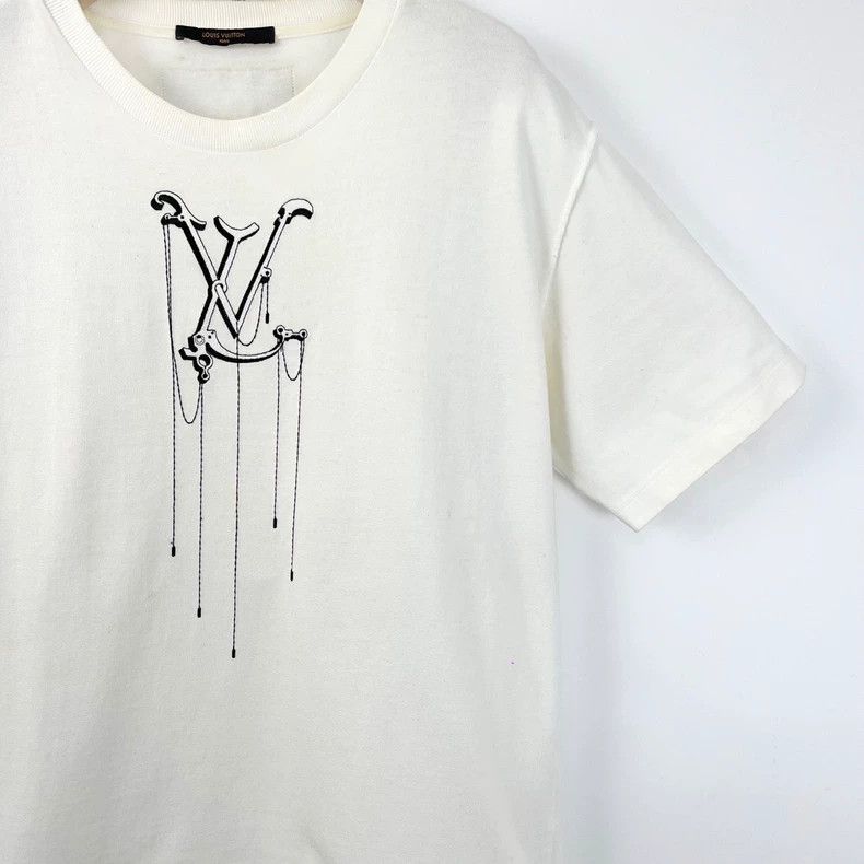 Louis Vuitton louis vuitton water drop logo short sleeve tee-dmc Size US L / EU 52-54 / 3 - 1 Thumbnail