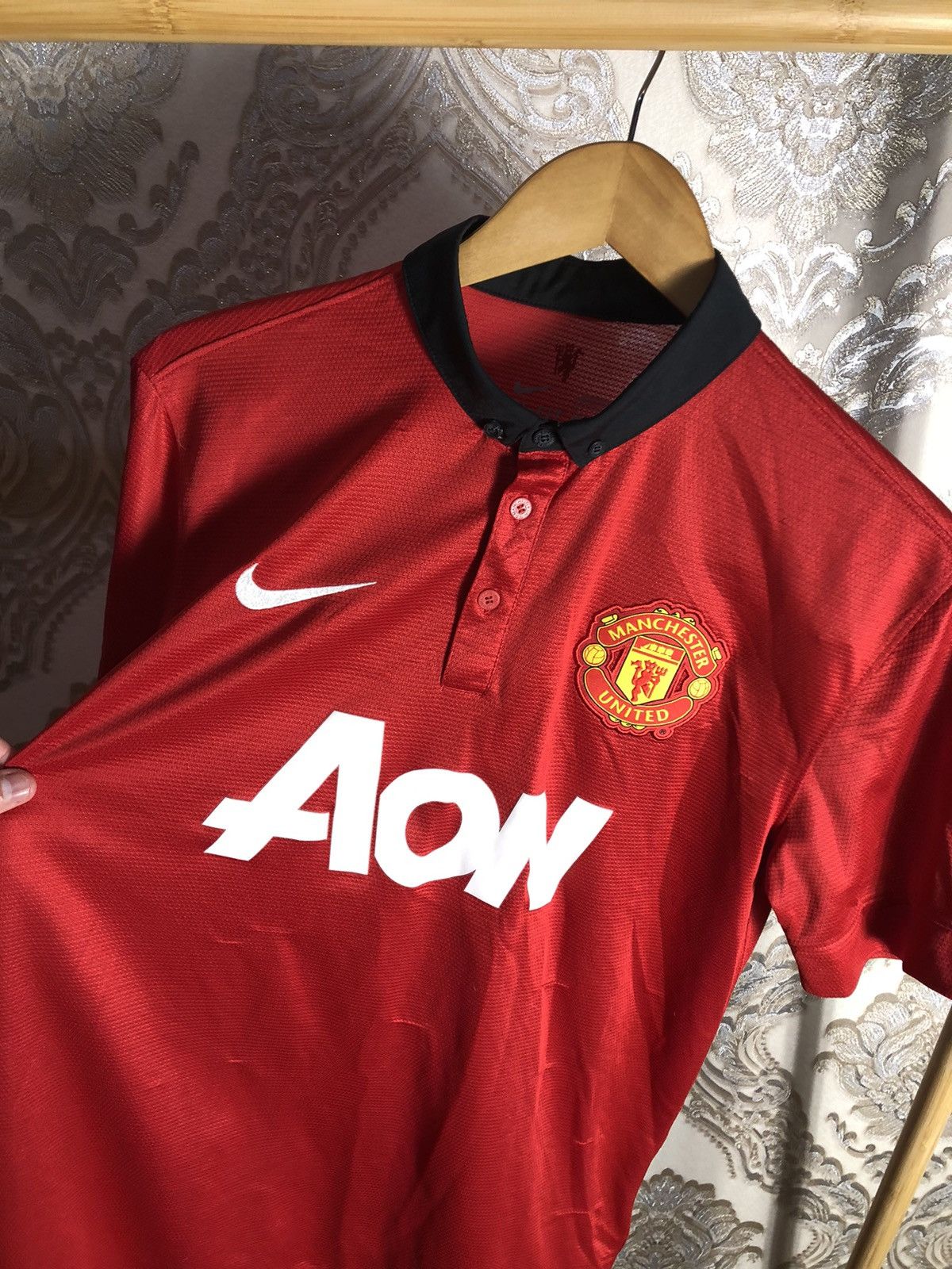 Other VERY RARE NIKE FC MANCHESTER UNITED ENGLAND SOCCER JERSEY Size US M / EU 48-50 / 2 - 3 Thumbnail