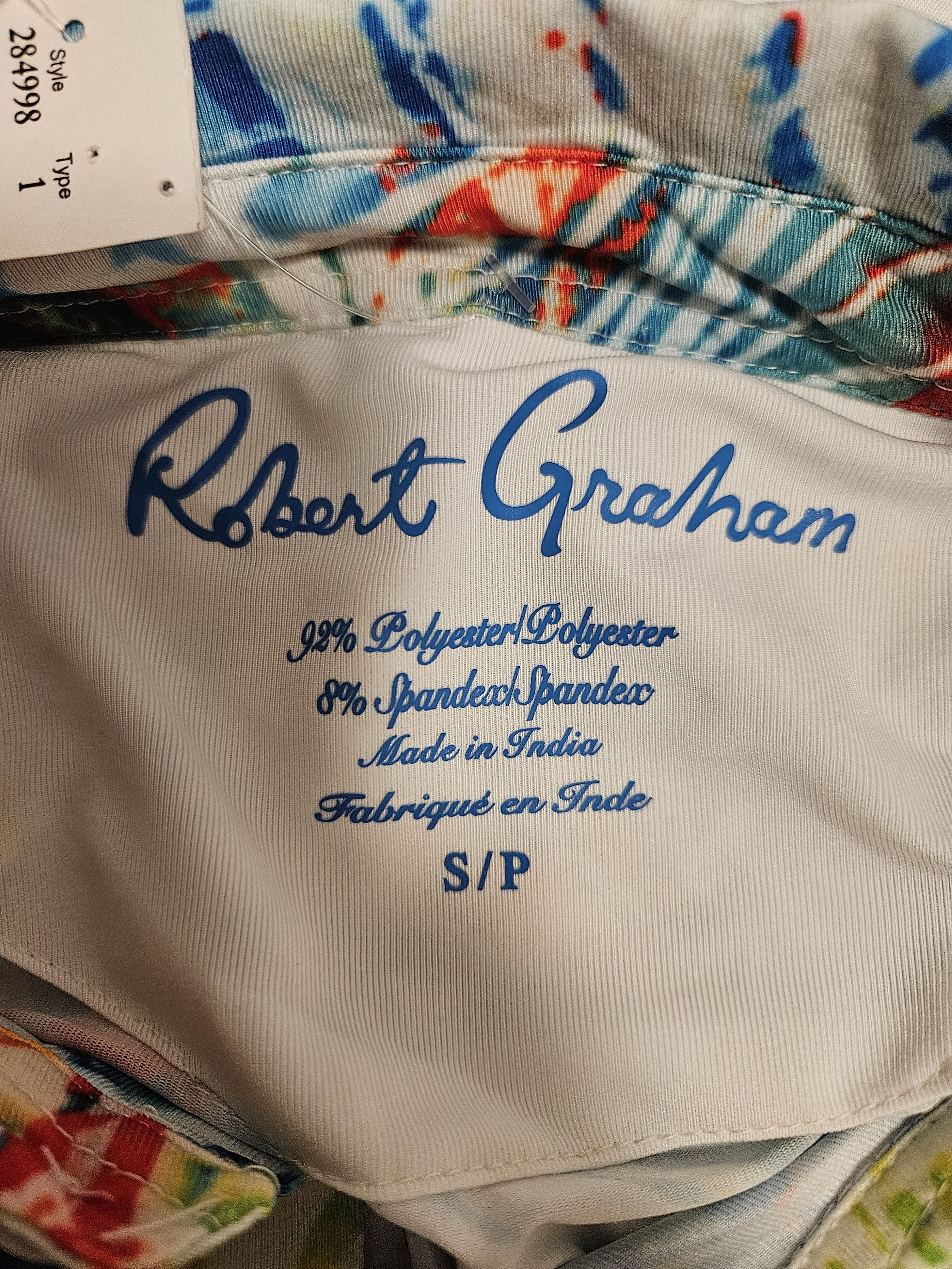 Robert Graham Colour Me Wide Polo Size US S / EU 44-46 / 1 - 7 Thumbnail