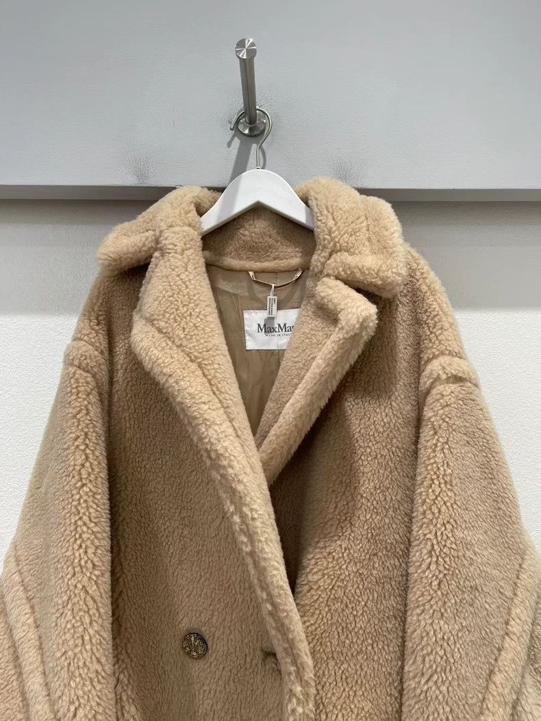 Max Mara Max Mara Gold Button Teddy Coat Size S / US 4 / IT 40 - 3 Thumbnail