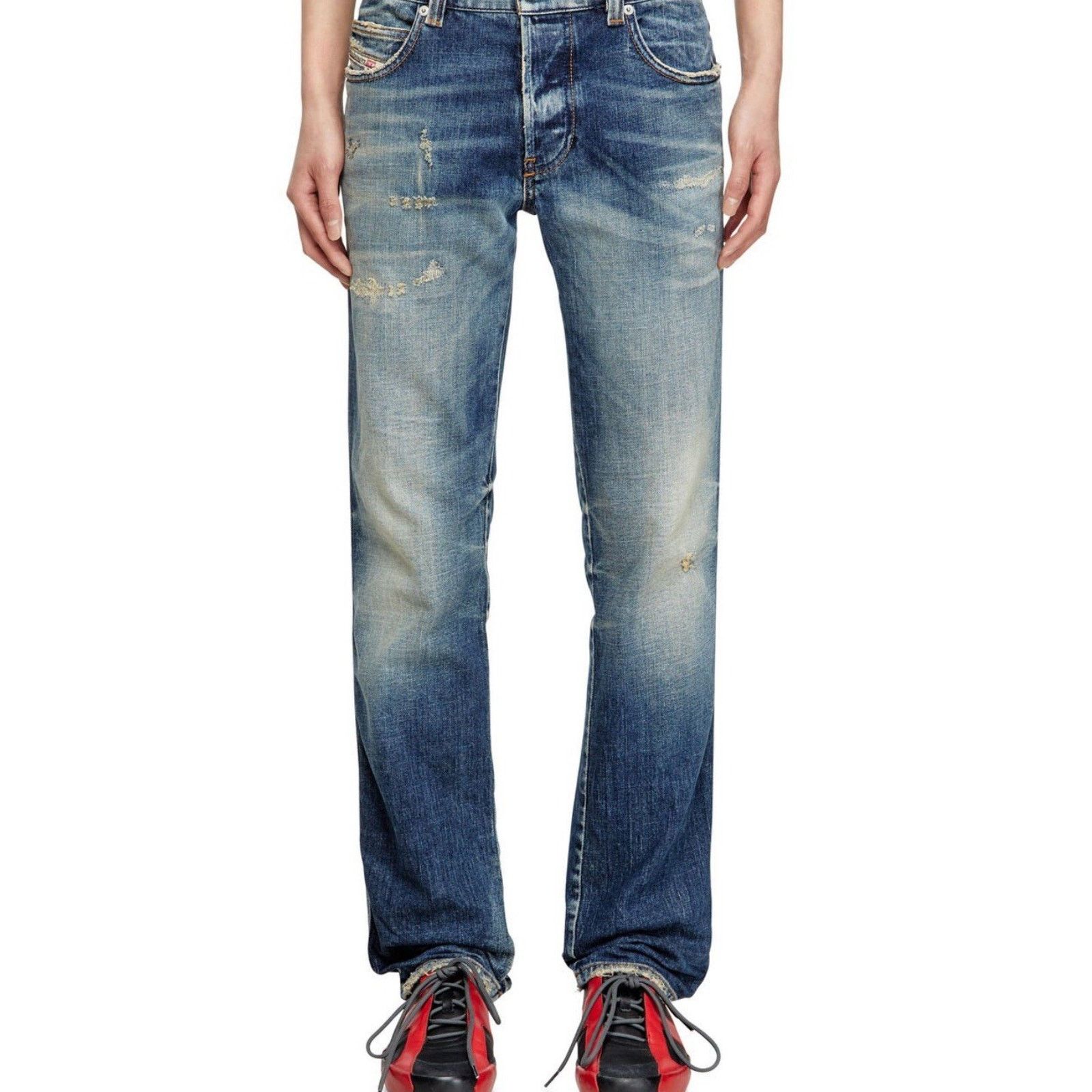 Diesel Diesel Slim Jeans Y2K 1993 D-Vyl 09m55 Men Size 34 A003129 Size 34" / US 12 / IT 48 - 1 Thumbnail