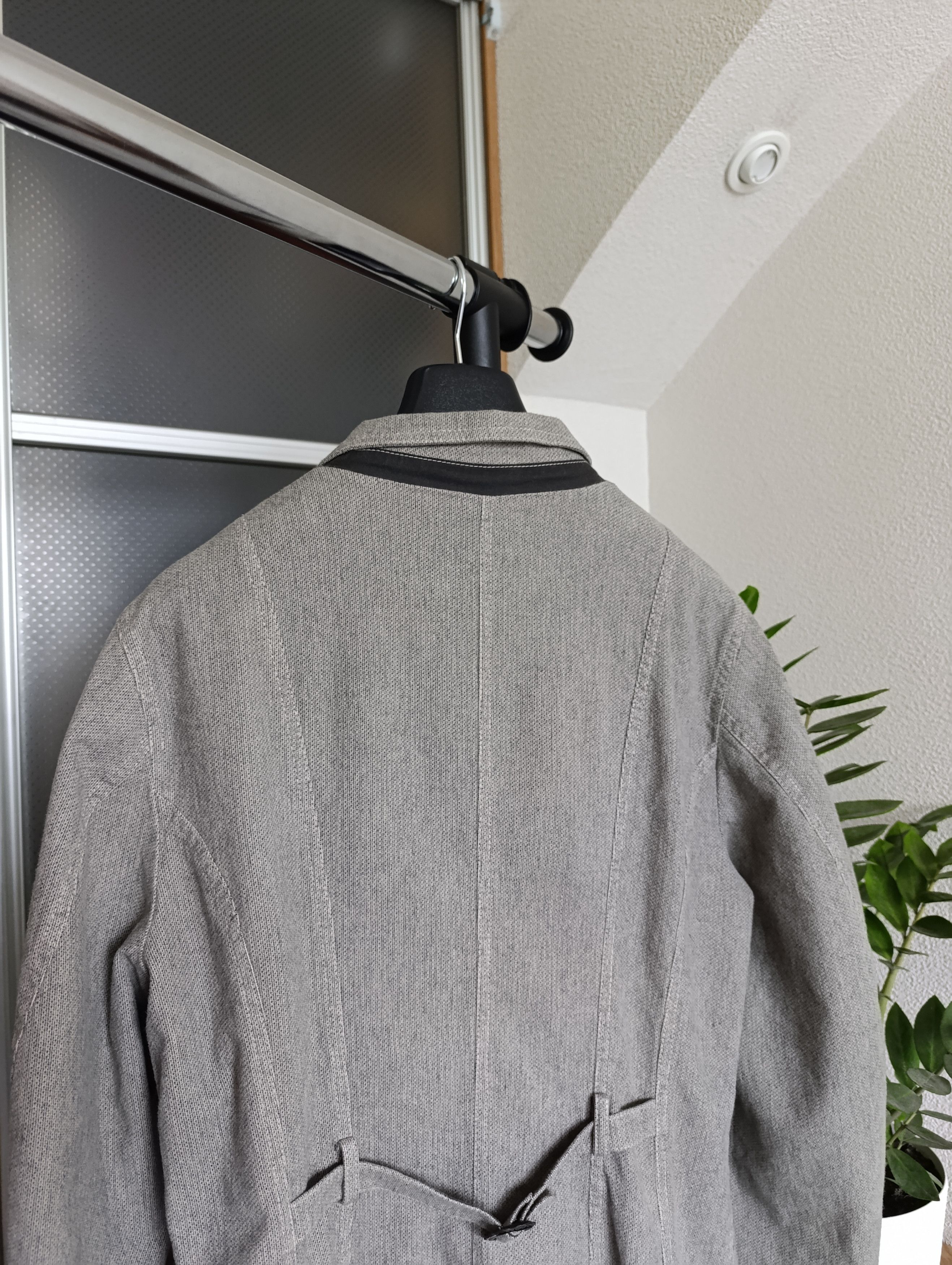 Annette Gortz ANNETTE GORTZ AVANT GARDE WOMENS GRAY COTTON COAT JACKET Size M / US 6-8 / IT 42-44 - 13 Thumbnail