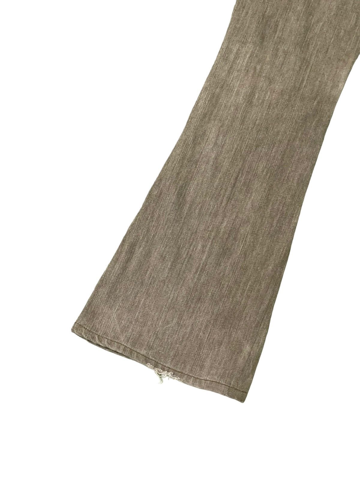 Japanese Brand Flare Jeans Sweet Camel Distress Low Rise Boot Cut 7🟦5 Size US 29 - 16 Thumbnail