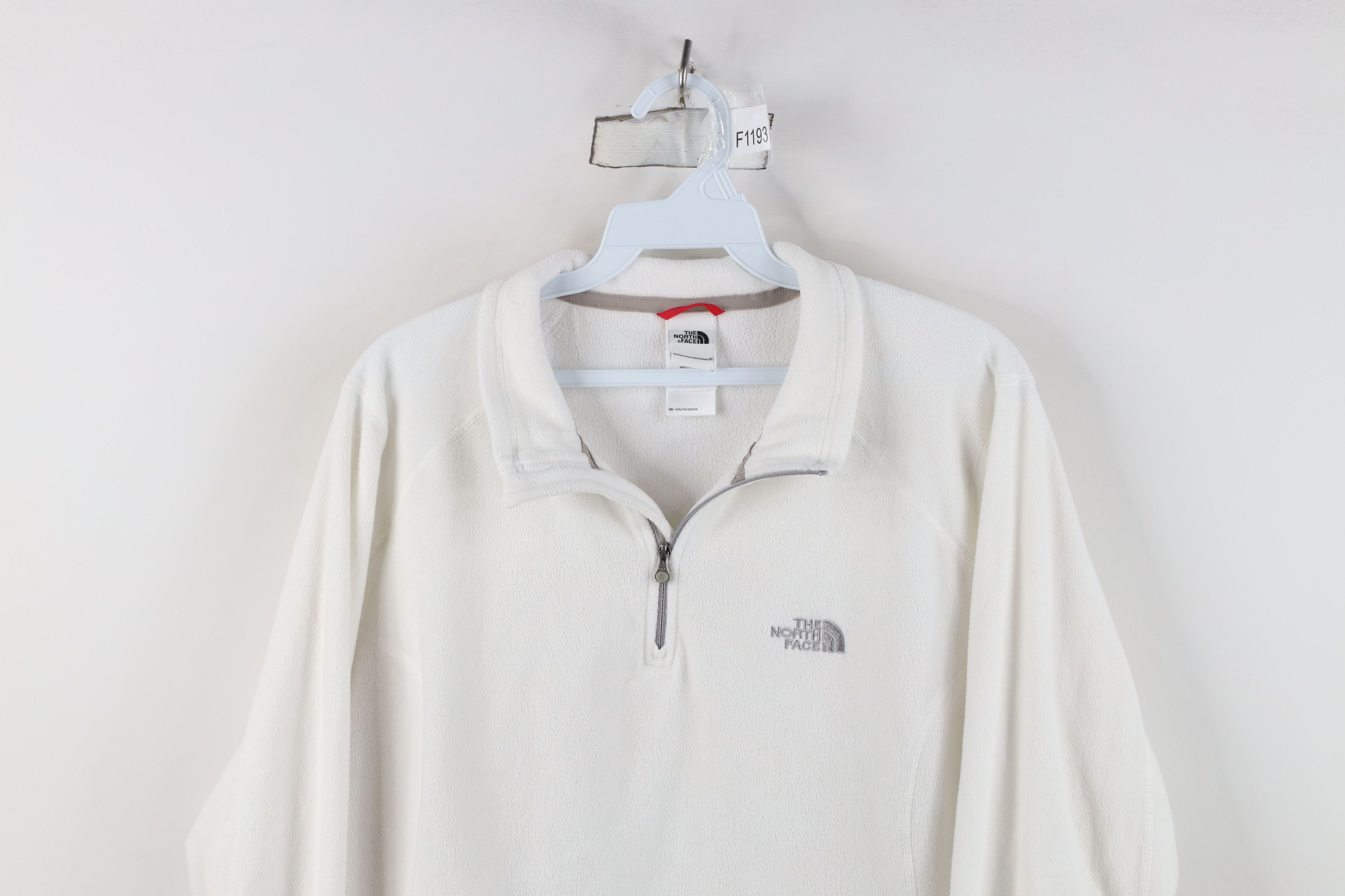 The North Face The North Face Spell Fleece Half Zip Pullover Sweater White Size XL / US 12-14 / IT 48-50 - 2 Thumbnail