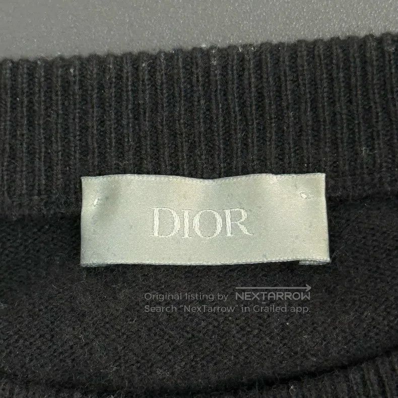 Dior Dior Black letter logo wool cashmere sweater Size US XS / EU 42 / 0 - 5 Thumbnail