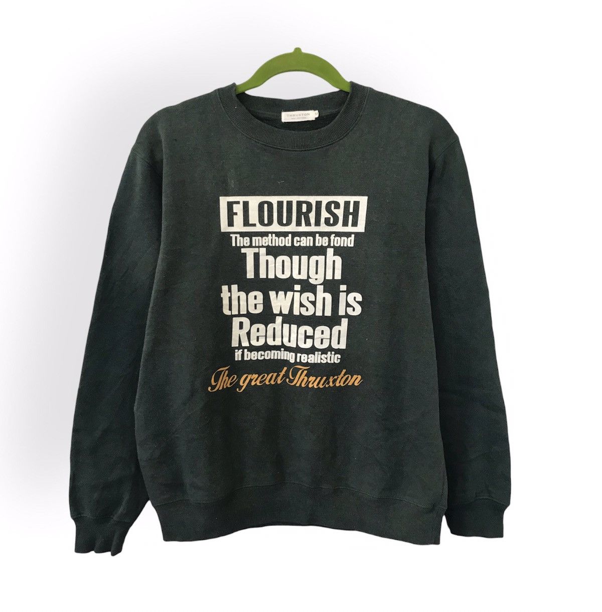 Japanese Brand Thruxton big spell out sweatshirt Size US M / EU 48-50 / 2 - 1 Thumbnail