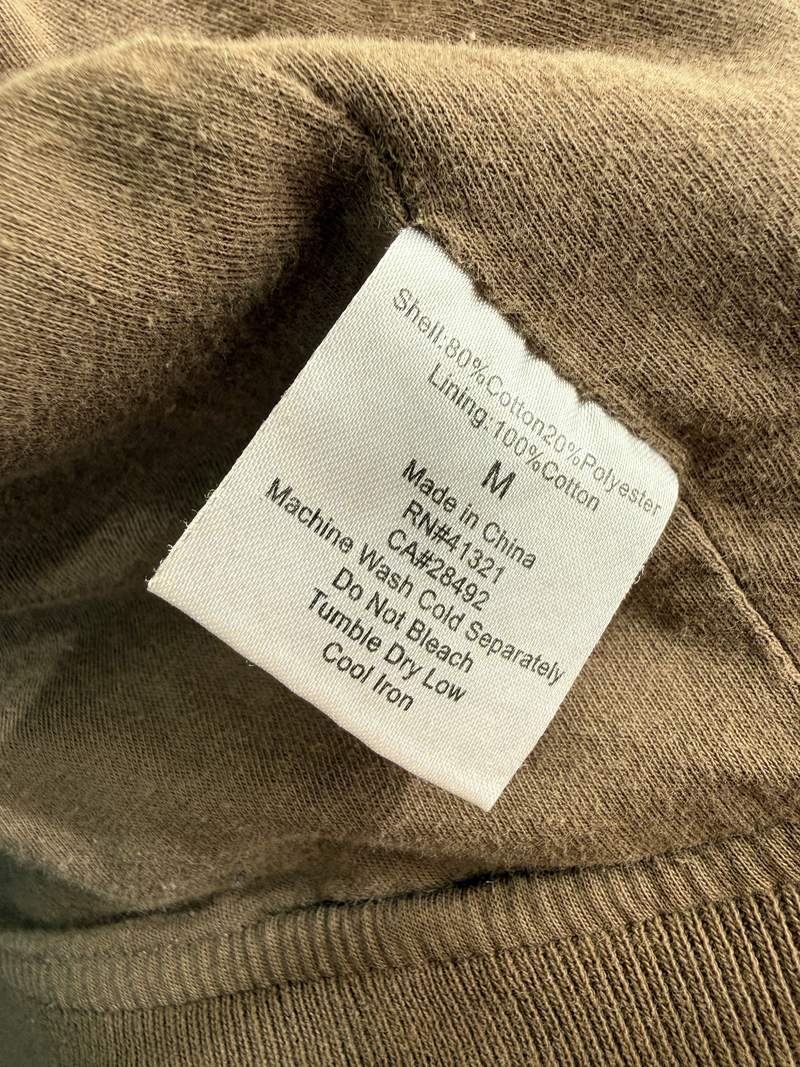 RVCA RVCA Archive Pigment-Dyed Zip Hoodie (M) Embroidered Crest Size US M / EU 48-50 / 2 - 7 Thumbnail