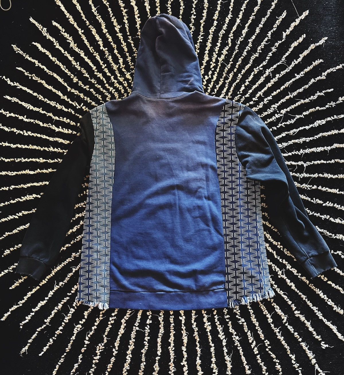 Alchemist Alchemist Patchwork detail cotton hoodie Size US XXL / EU 58 / 5 - 2 Thumbnail