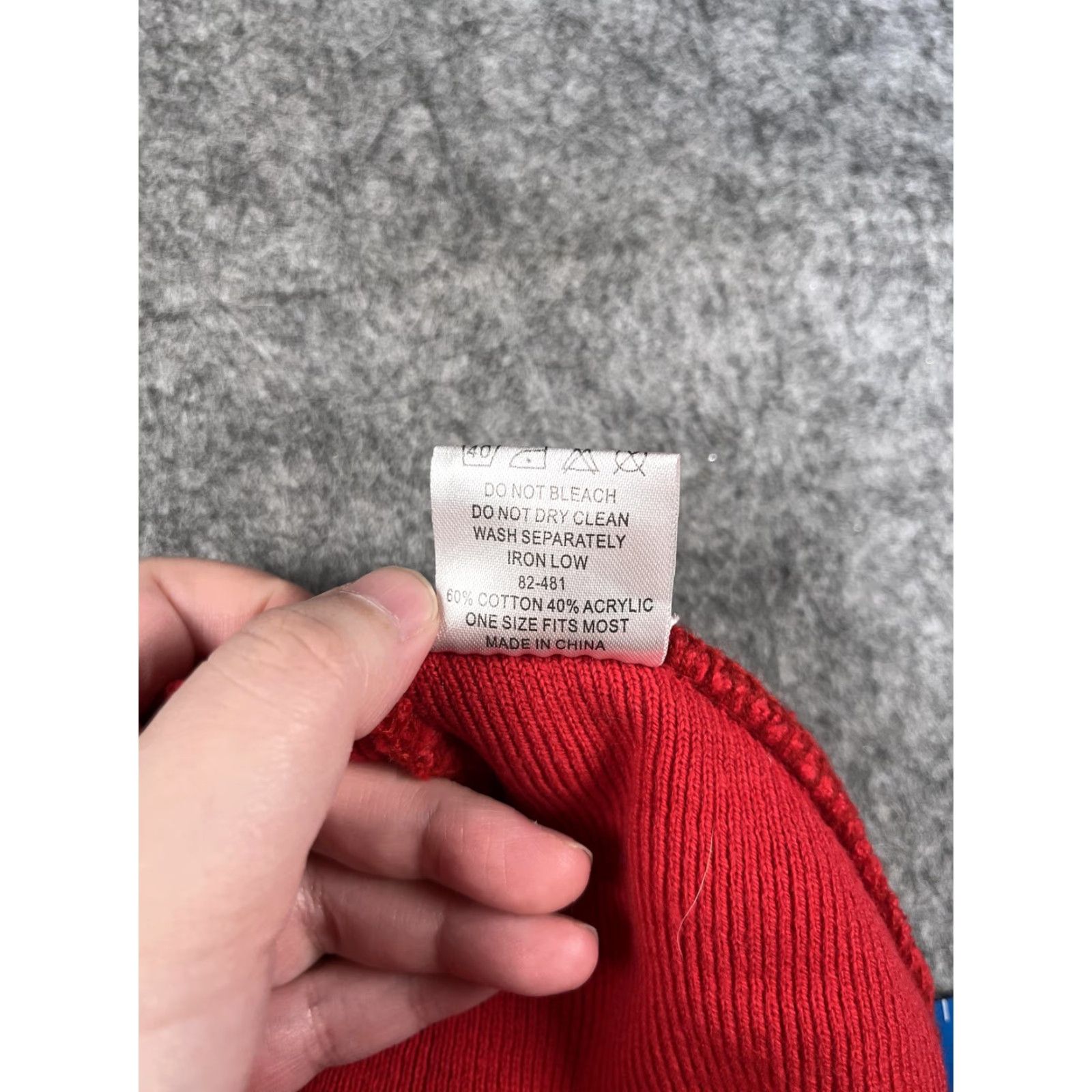 Vintage Otto Cap Hat Mens One Size Red Beanie Knit HCI Home Communications Logo Workwear Size ONE SIZE - 8 Thumbnail