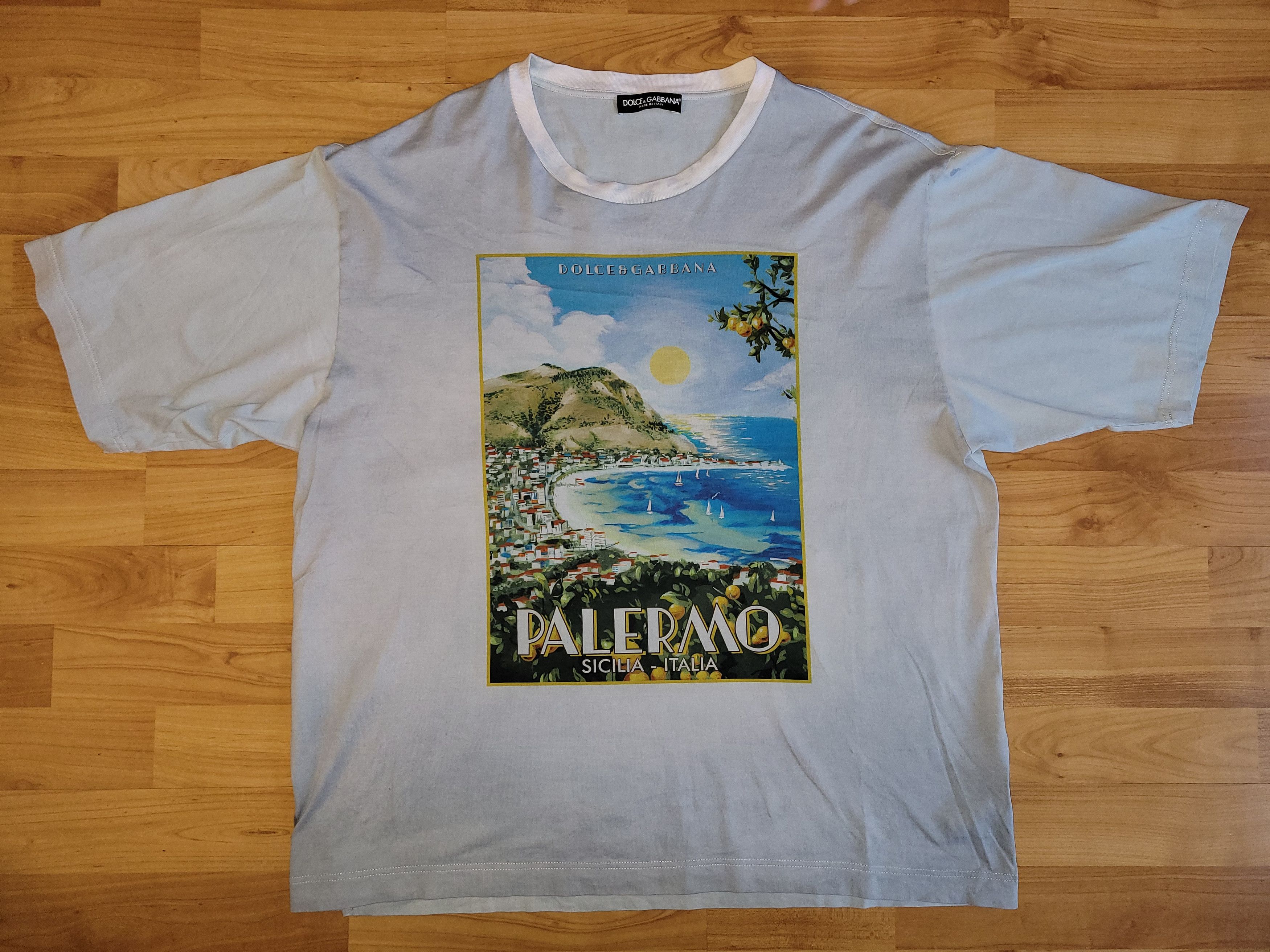 Dolce & Gabbana Dolce and Gabana Italian Postcard Collection tshirt, L/XL Size US XL / EU 56 / 4 - 2 Thumbnail