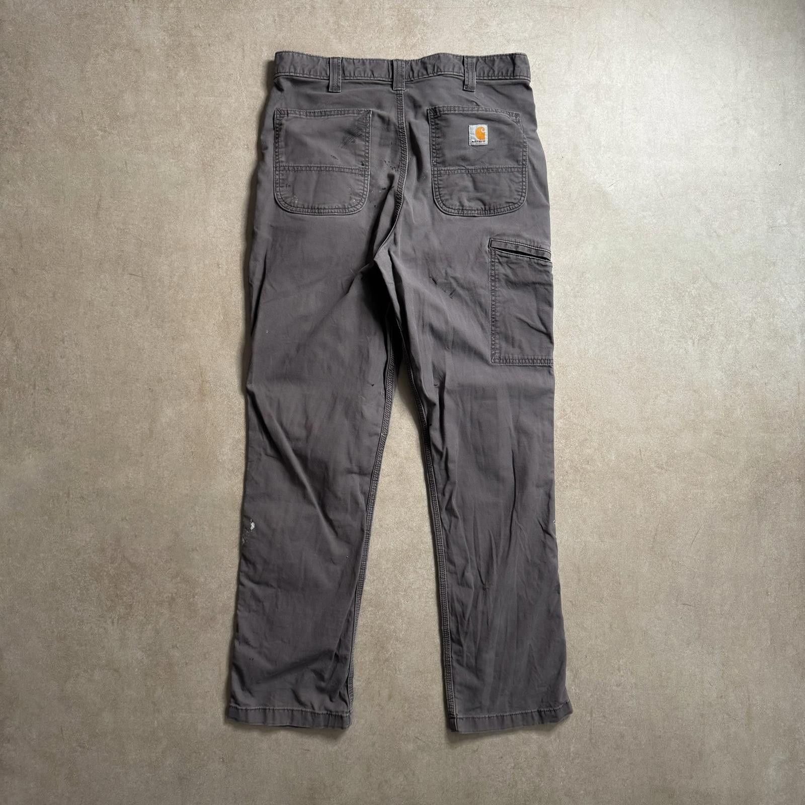 Carhartt Carhartt Grey Relaxed Cargo Pants - 34inch Size US 34 / EU 50 - 2 Thumbnail