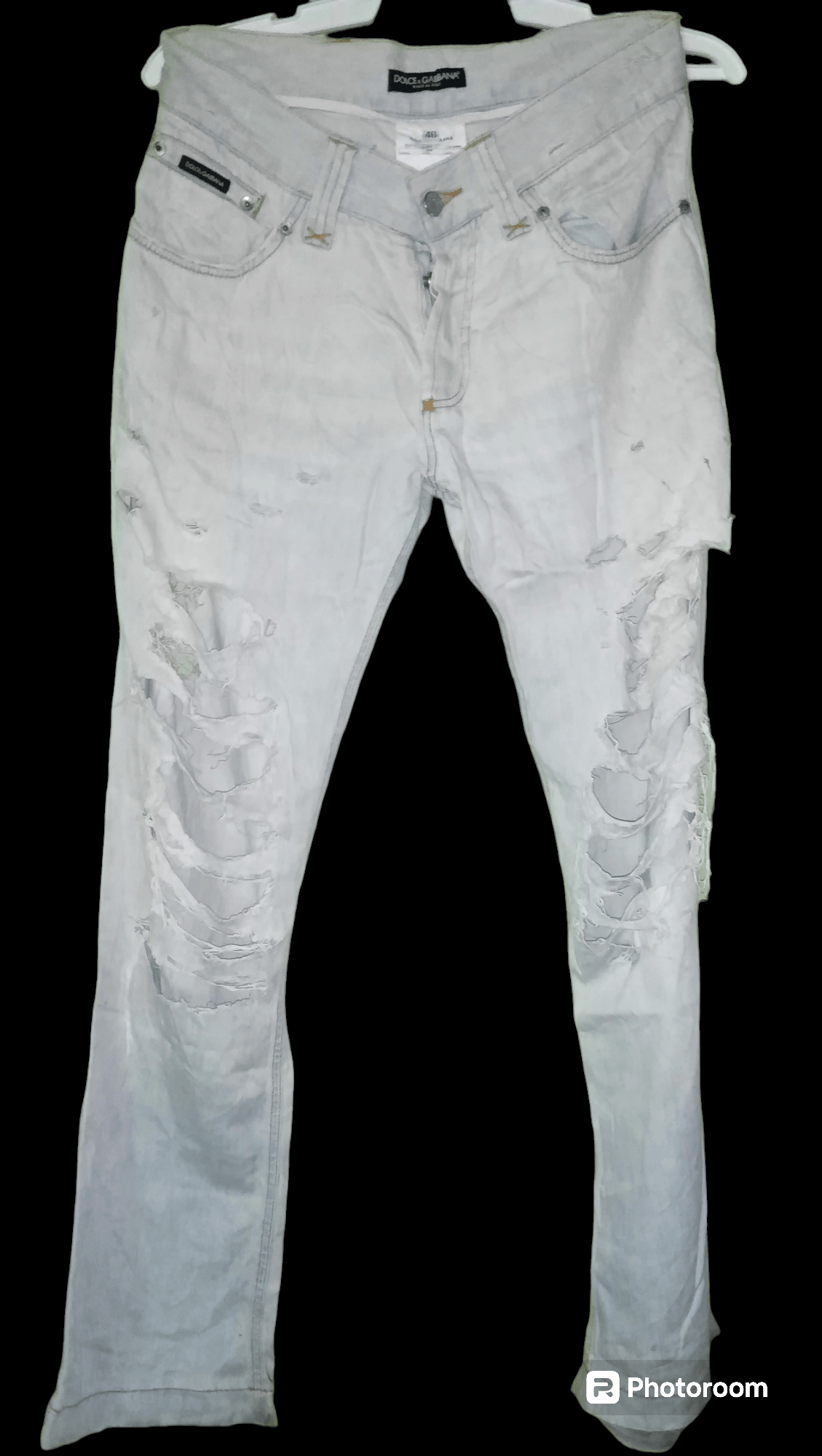 Dolce & Gabbana ⚫Rare⚫Dolce & Gabbana distressed Denim Jeans Size US 30 / EU 46 - 1 Thumbnail