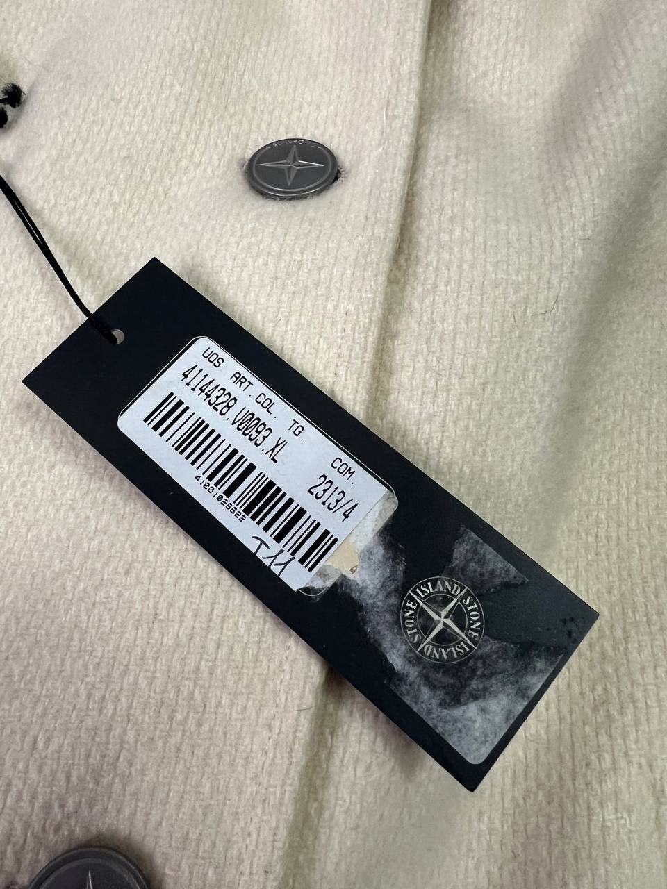 Stone Island 2006 Stone Island Denim wool pea coat NEW Size US XL / EU 56 / 4 - 5 Thumbnail