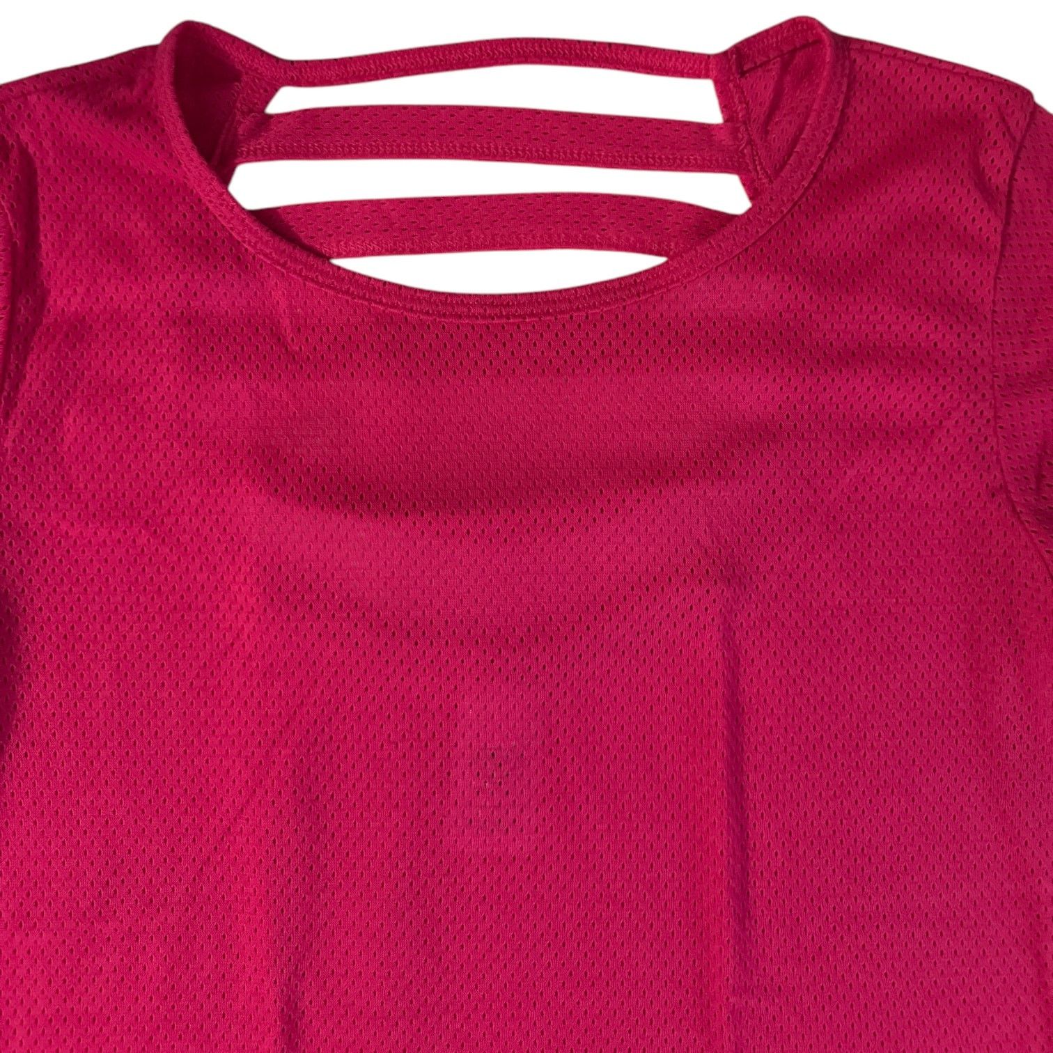 Athletic Works Athletic Works Hot Pink Open Back Workout Top Small 4/6 Size S / US 4 / IT 40 - 4 Thumbnail