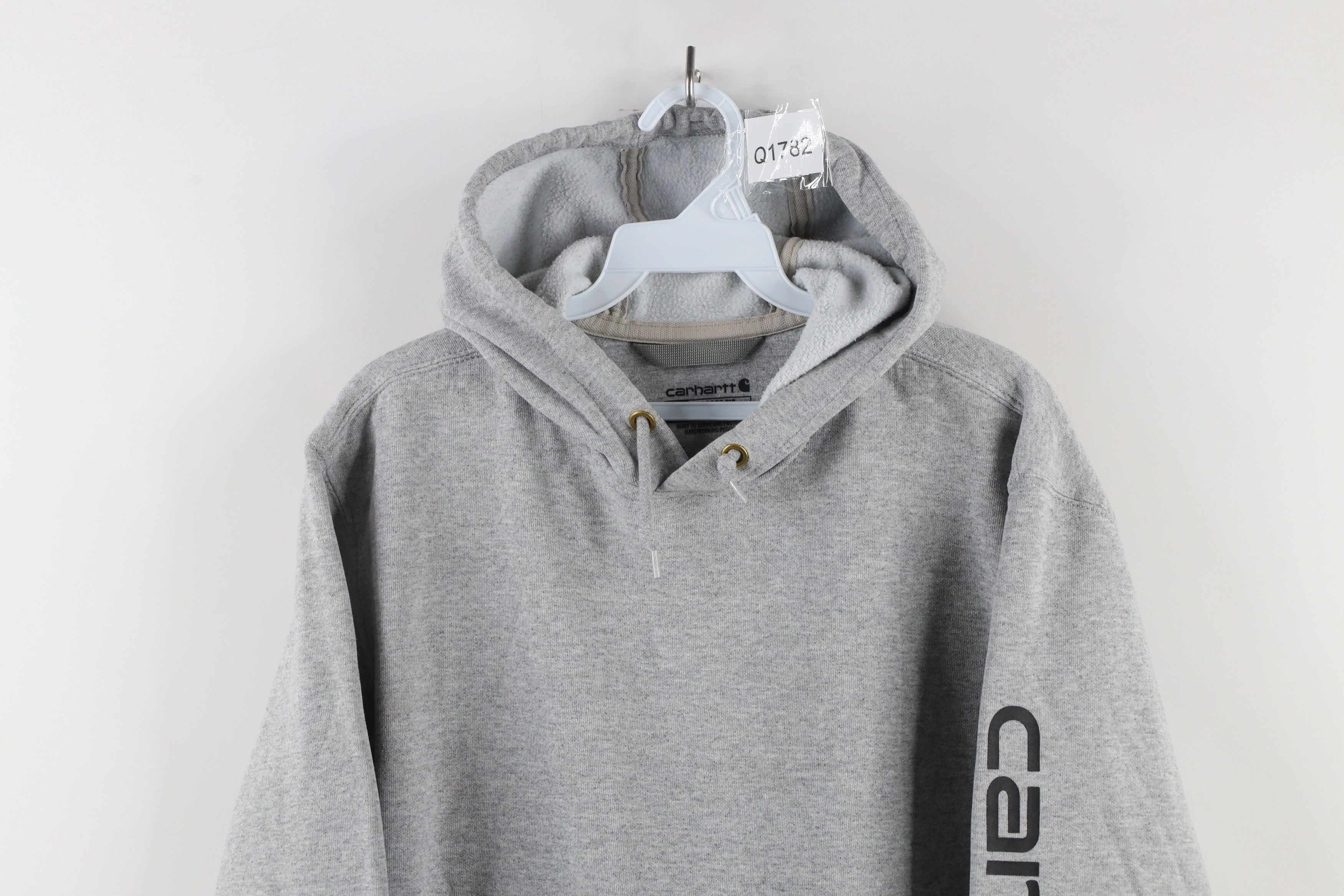 Carhartt × Vintage Vintage Carhartt Fit Spell Out Heavyweight Hoodie Sweatshirt Size US S / EU 44-46 / 1 - 2 Thumbnail