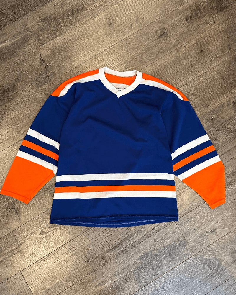 Vintage Vintage 80s Cooper Edmonton Oilers Blank Hockey Jersey - M Size US M / EU 48-50 / 2 - 1 Thumbnail