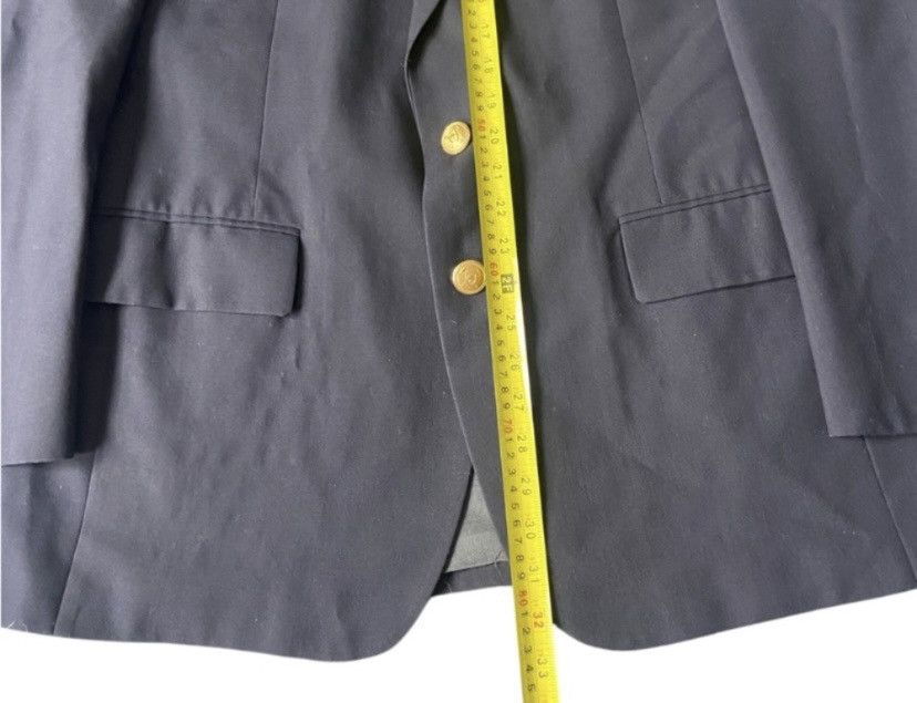 Polo Ralph Lauren Polo University Ralph Lauren Navy Gold Button blazer Men 36 Size 38R - 4 Thumbnail
