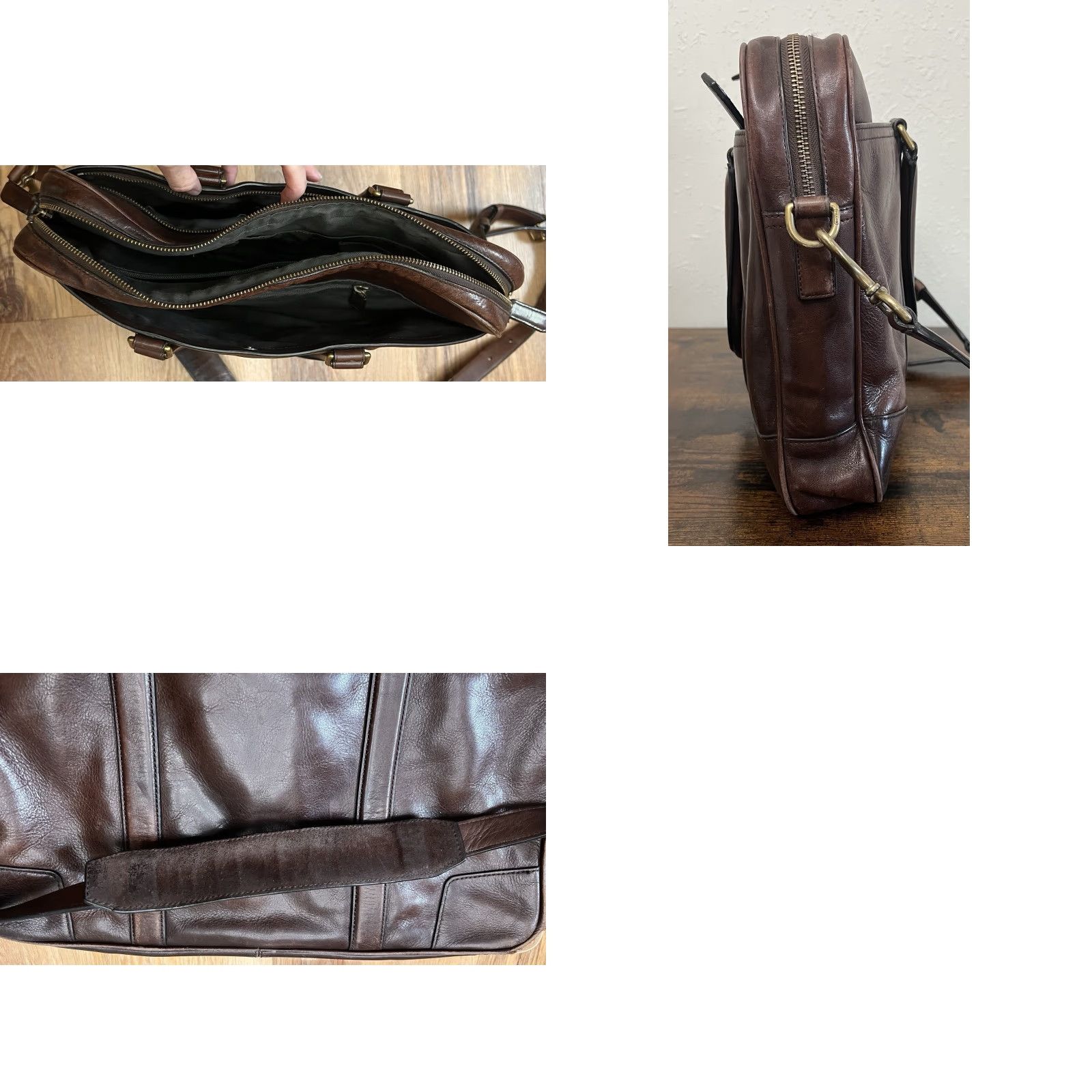 Coach Coach Bleecker Slim 2-way Business Bag Briefcase Brown Men’s Document Case Size ONE SIZE - 11 Thumbnail