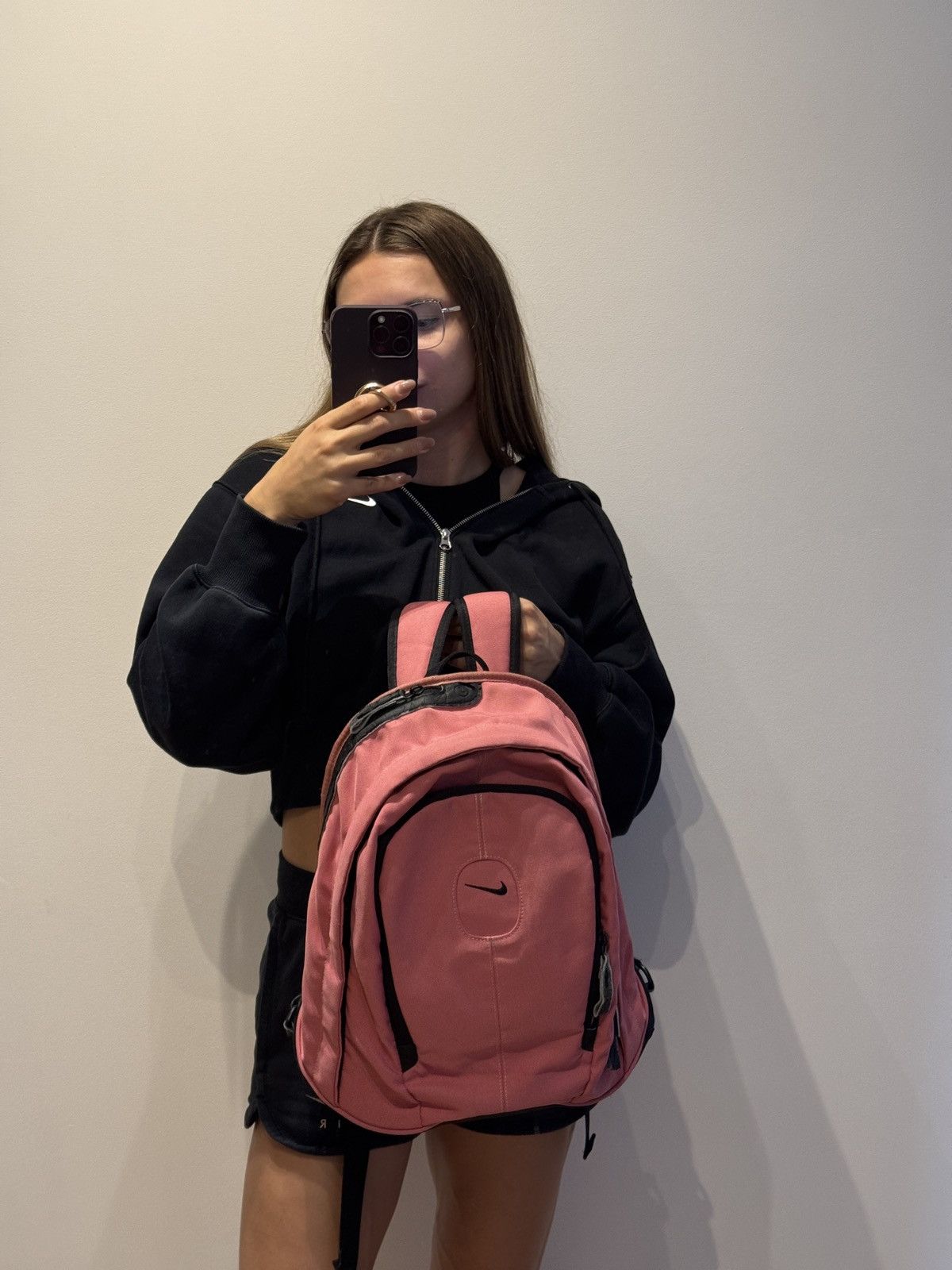 Other Vintage Y2K Nike Bagpack 90s Centr Swoosh Size ONE SIZE - 1 Thumbnail