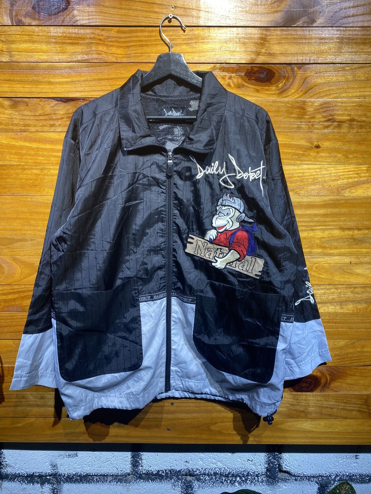 Vintage Vintage Daily Detect Cartoon Graphic Windbreaker Jacket Size US M / EU 48-50 / 2 - 7 Thumbnail