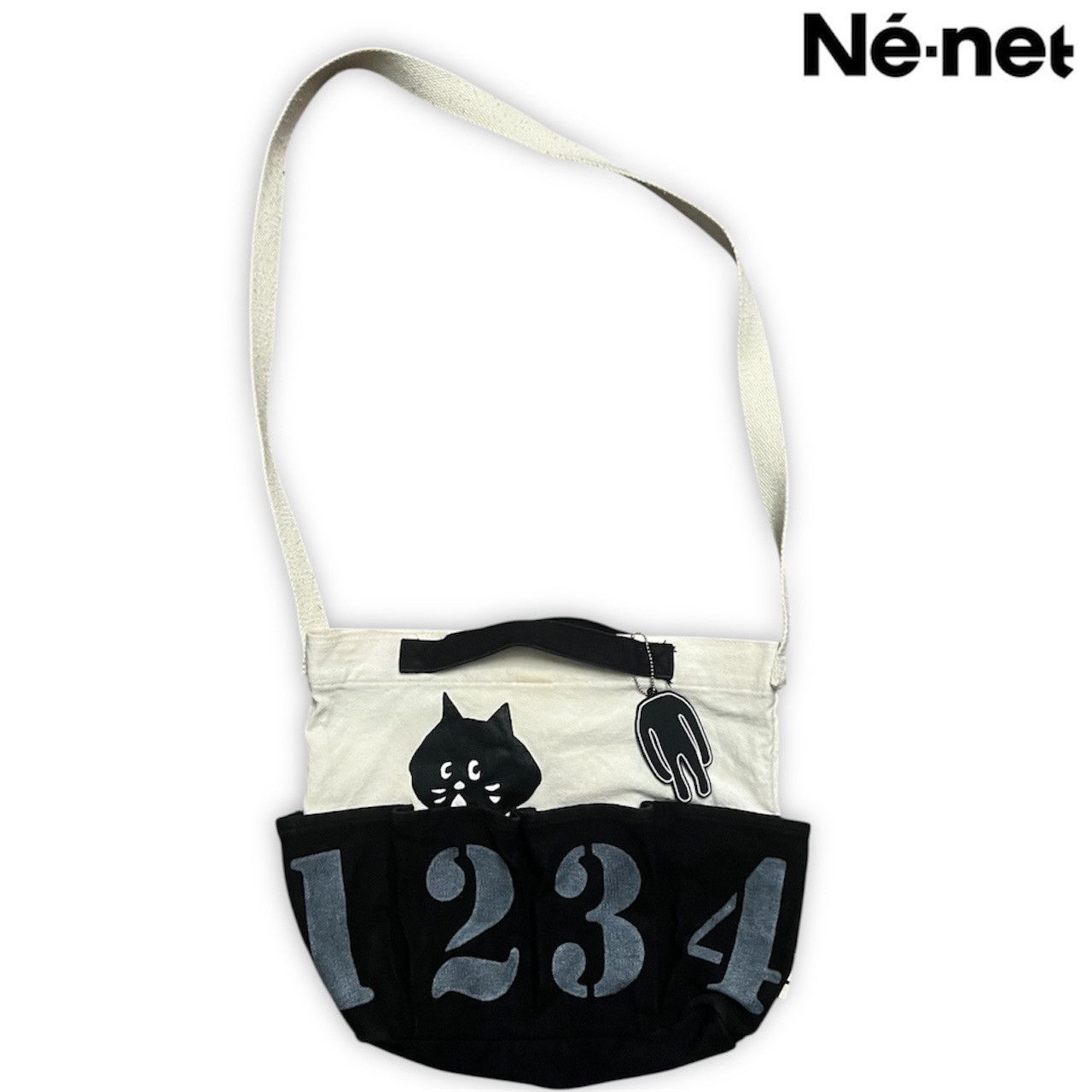 Ne-Net Ne-net 1234 Numbers Tote Bag + Headless Nya Keychain | Grailed