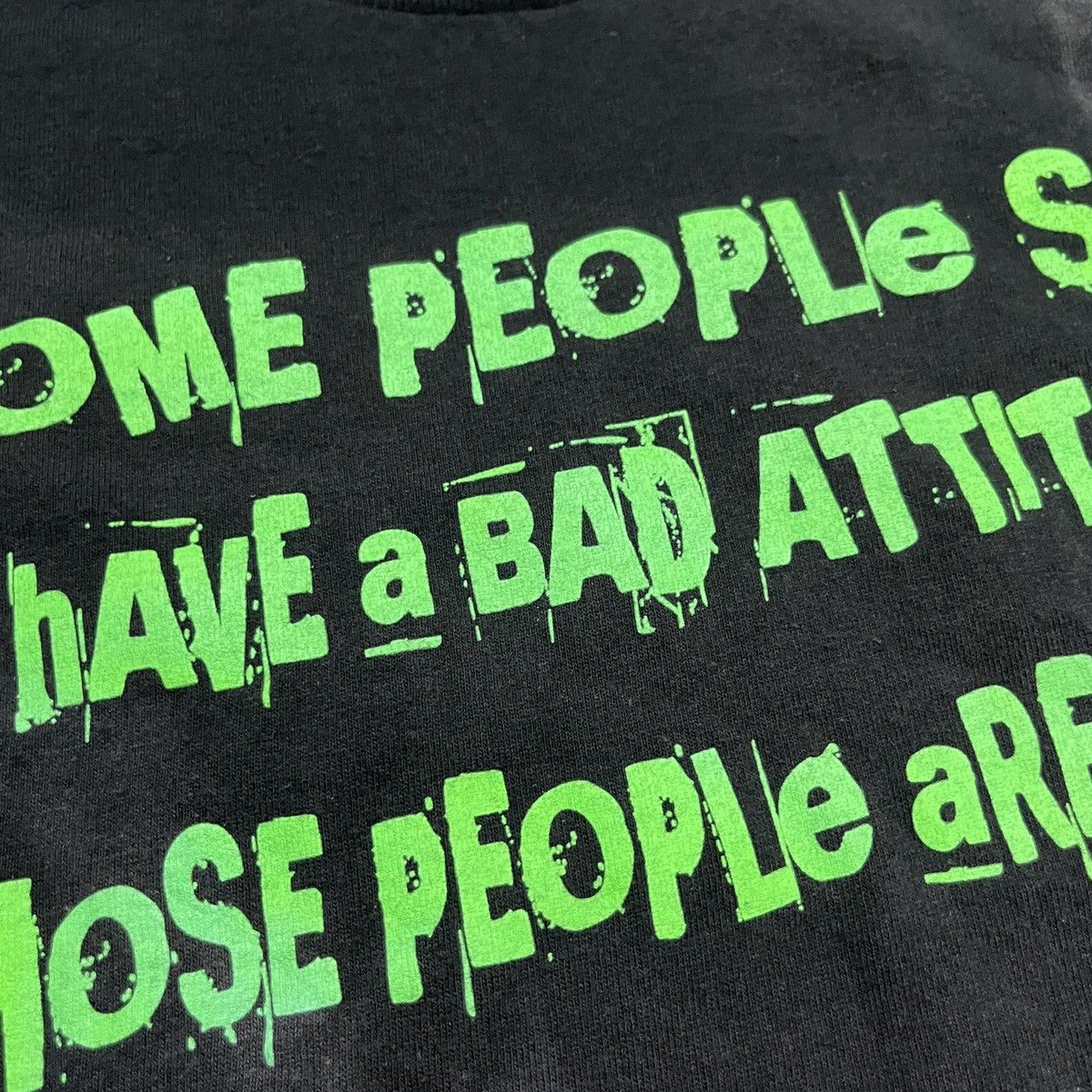 Vintage Vintage Faded Wording/Quotes T Shirt Size US XS / EU 42 / 0 - 4 Thumbnail