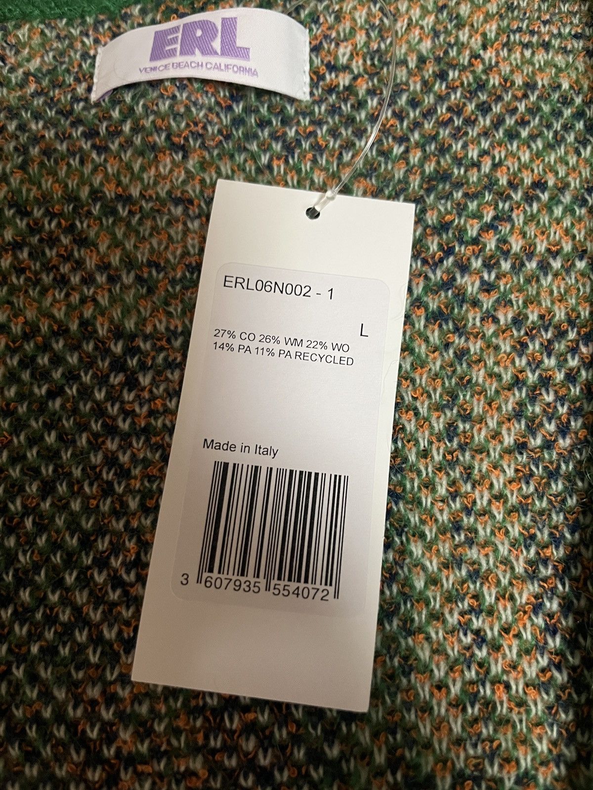 ERL ERL plaid check knit cardigan Size US L / EU 52-54 / 3 - 6 Thumbnail