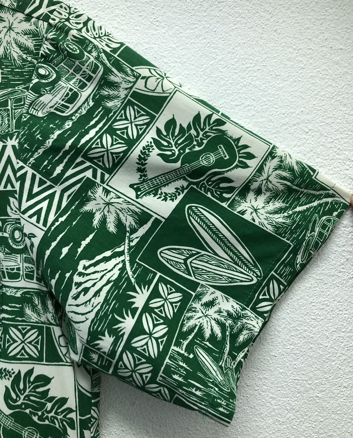 Other Vintage Royal Creations Hawaiian Shirt Green/White Tropical Size US S / EU 44-46 / 1 - 7 Thumbnail