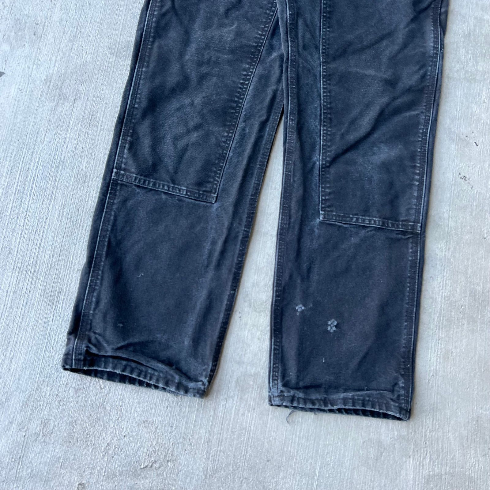 Carhartt × Vintage Carhartt black double knee work wear carpenter pants Size US 29 - 3 Thumbnail