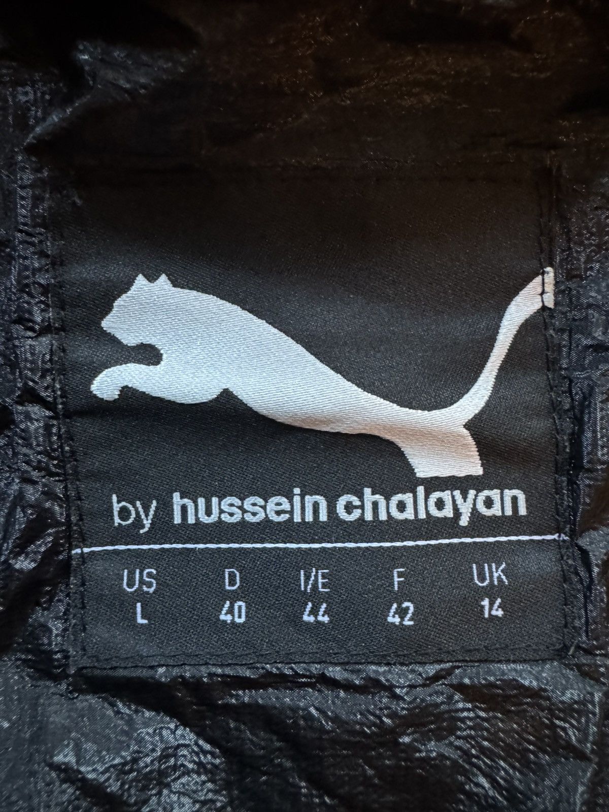 Hussein Chalayan × Puma Puma x Hussein Chalayan Black Asymmetrical Zip Windbreaker Size L / US 10 / IT 46 - 9 Thumbnail
