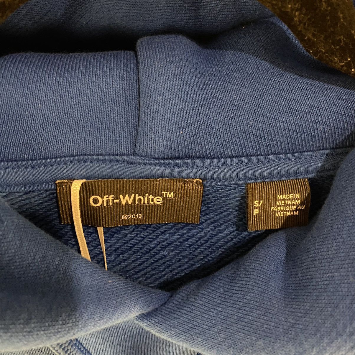 Off-White Off-White Blue Size Small Costco Hoodie Size US S / EU 44-46 / 1 - 4 Thumbnail