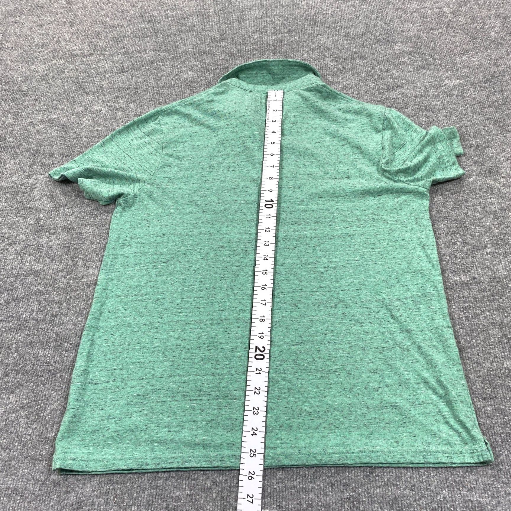 Vintage VINTAGE? Urban Pipeline Polo Shirt Mens Small Green Heathered Space Dye Short Sleeve Size US S / EU 44-46 / 1 - 5 Thumbnail