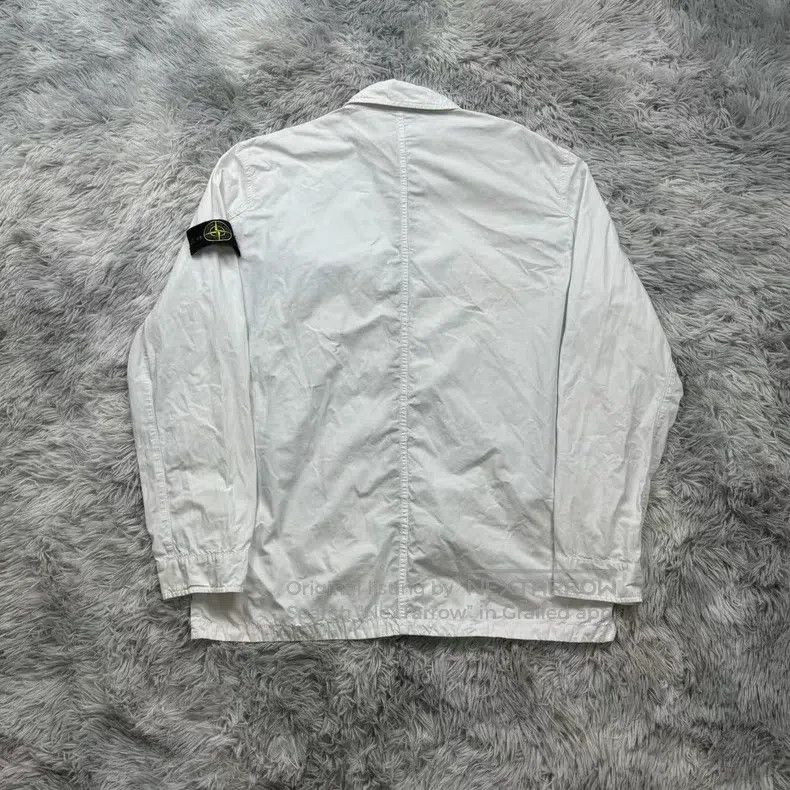 Stone Island Stone Island Single Pocket Washed Jacket White Size US XXL / EU 58 / 5 - 5 Thumbnail