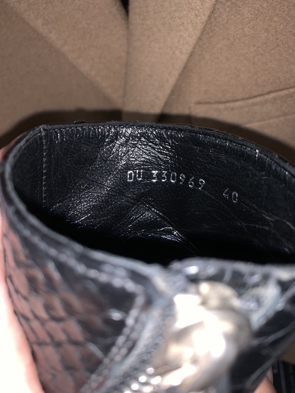 Saint Laurent Paris Saint Laurent 2013FW Python Wyatt Harness Size US 7.5 / EU 40-41 - 3 Thumbnail
