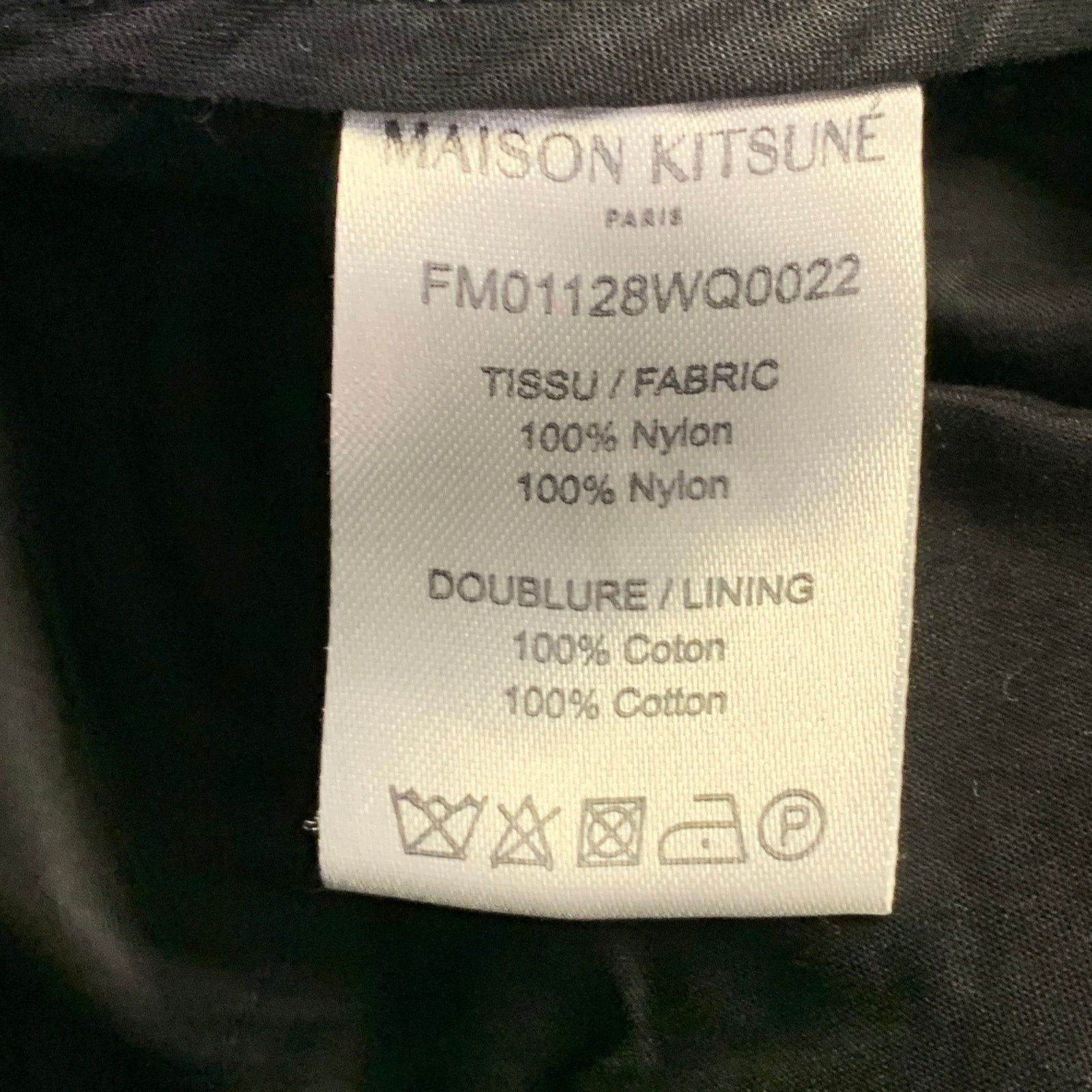 Maison Kitsune Size XS Navy Nylon Tapered Drawstring Casual Pants Size US 28 / EU 44 - 5 Thumbnail
