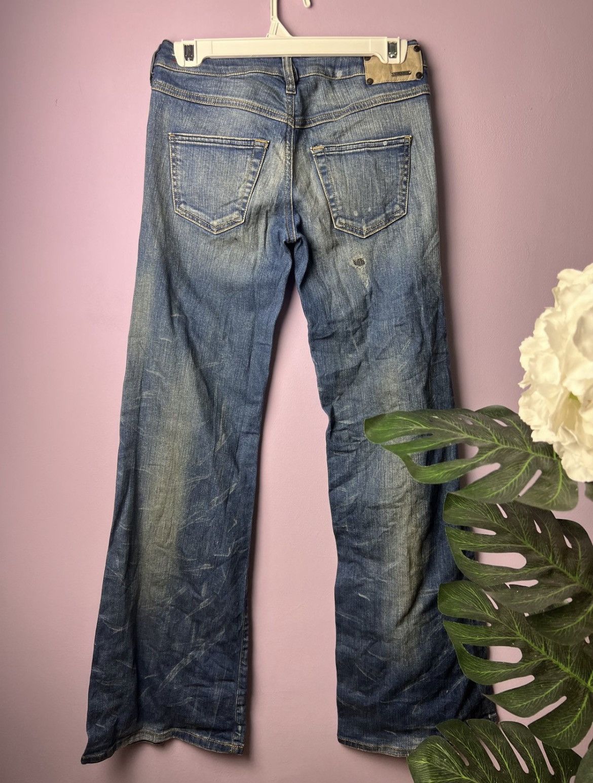 Diesel 🔥Vintage Diesel Distressed Denim Size 27" / US 4 / IT 40 - 4 Thumbnail