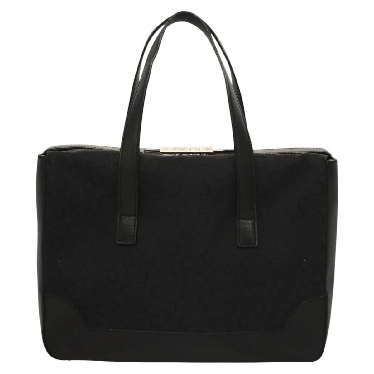 Celine CELINE C Macadam Canvas Hand Bag Black Size ONE SIZE - 2 Thumbnail