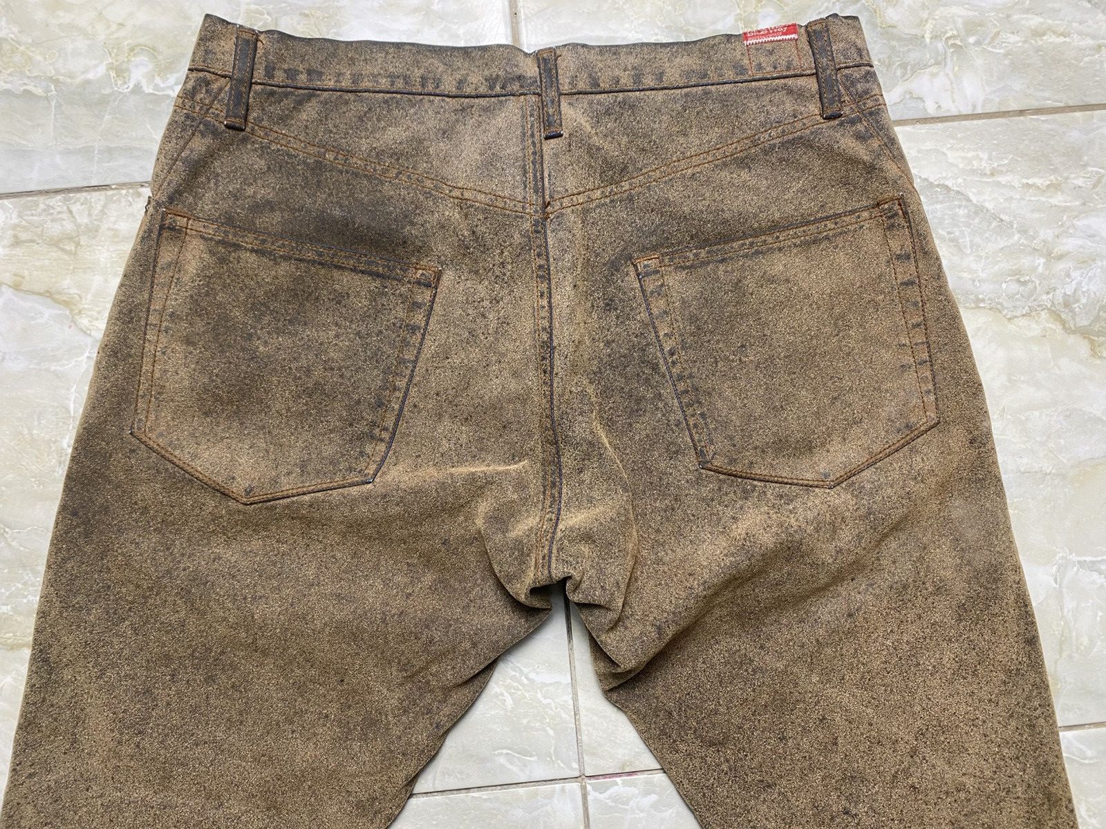 Japanese Brand 🇯🇵 Japanese Brand Blueway Leather Jeans Size US 34 / EU 50 - 18 Thumbnail