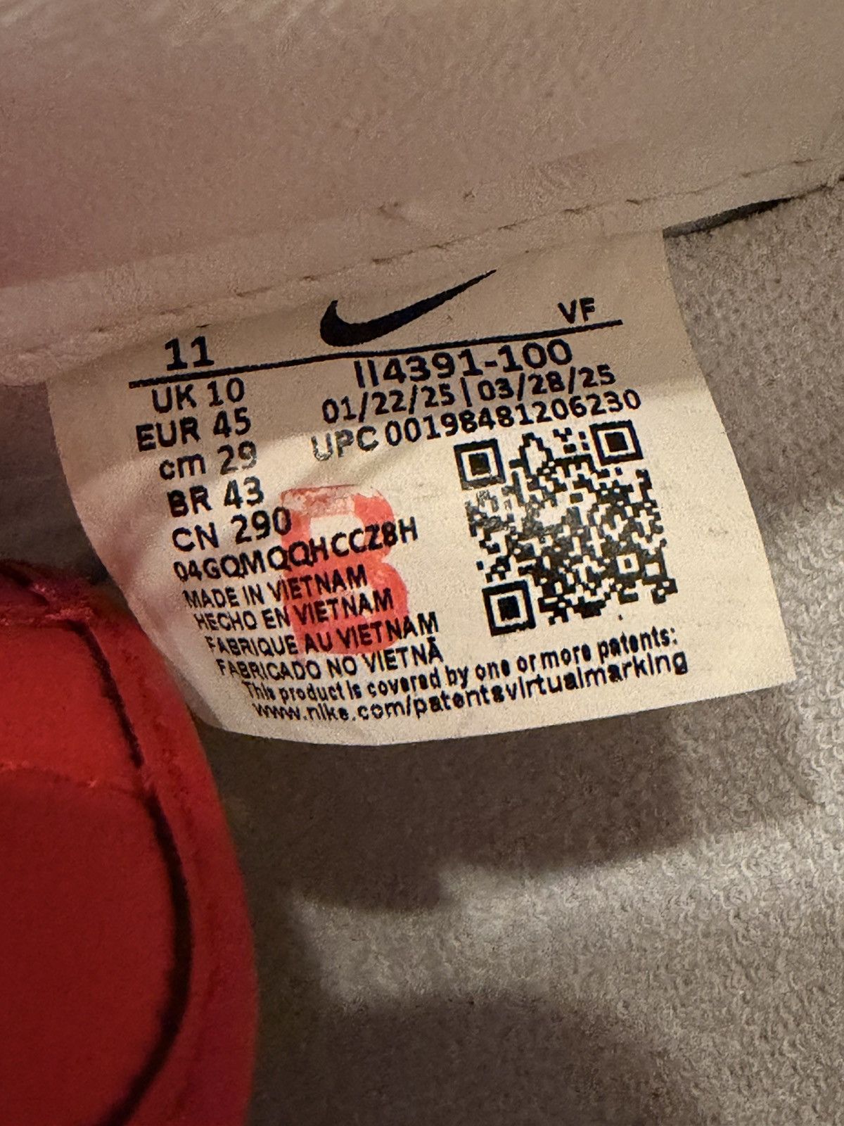 Nike Nike Air Force 1 Terror Squad (Limited) Size US 11 / EU 44 - 5 Thumbnail